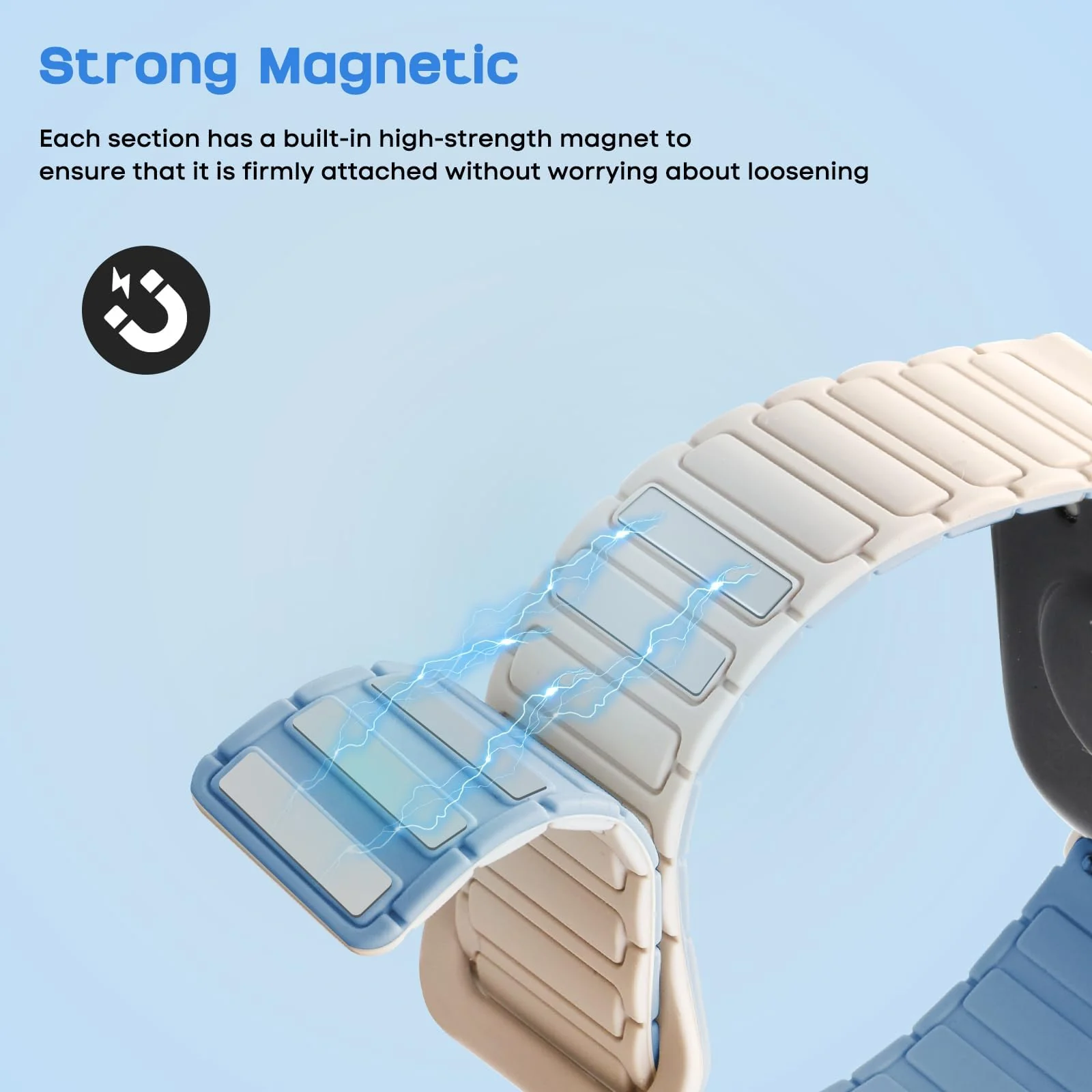 DL3 Mobilak Magnetic Strap for Huawei Watch Fit 4 Pro/Fit4/Fit 3 Replacement Straps Strong Silicone, Easy to Wear, Waterproof, Sporty, Daily Wear Watchbands for Men and Women - Pink