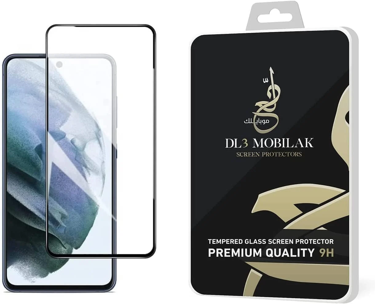 DL3 Mobilak 5D Full Glass Screen Protector For Samsung Galaxy A54 5D Black Frame - Clear