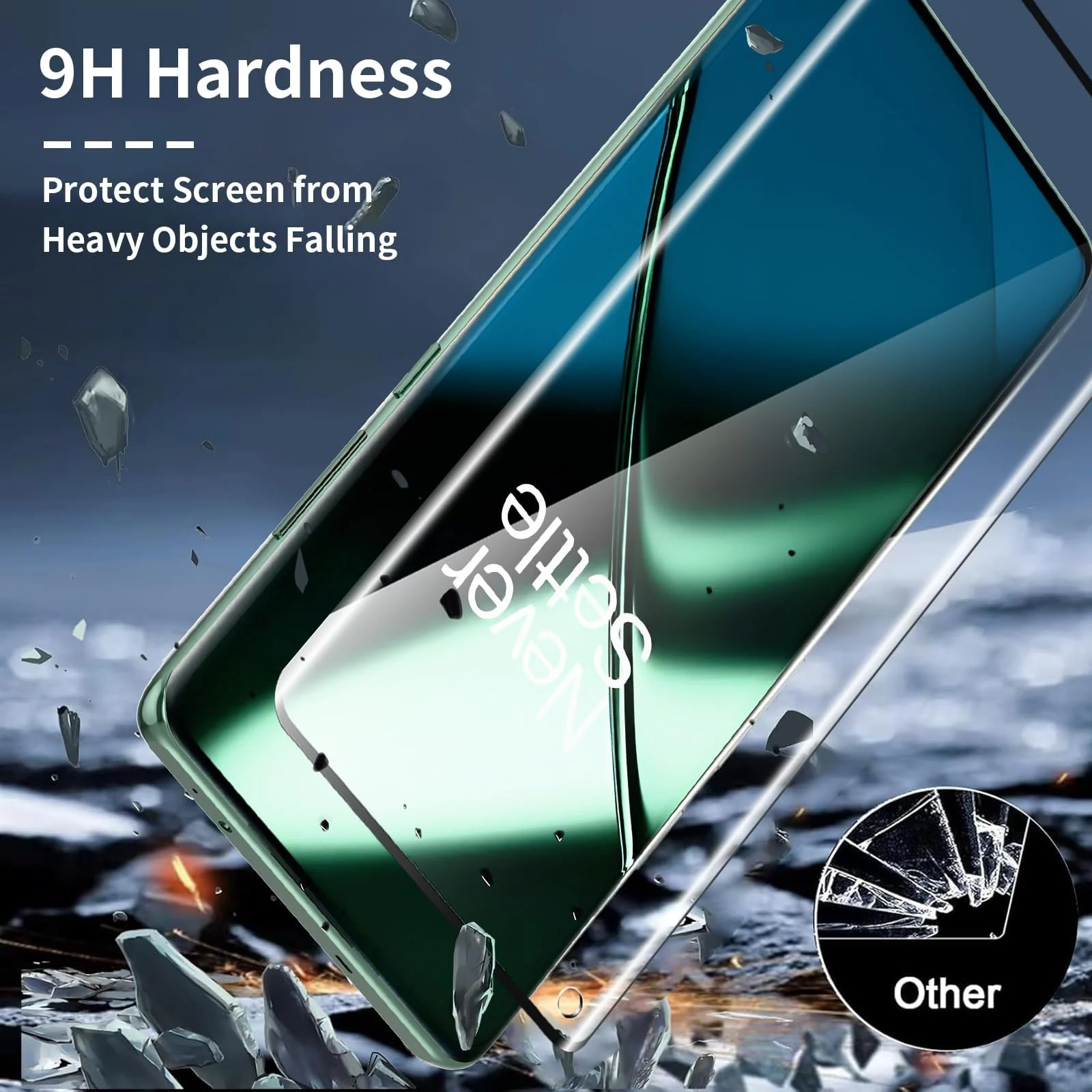 DL3 Mobilak Screen Protector for OnePlus 11 5G, Tempered Glass Screen Saver Premium HD Protective, Scratch Resistant, NO-Bubble, 9H Hardness, Full Coverage Film - Clear