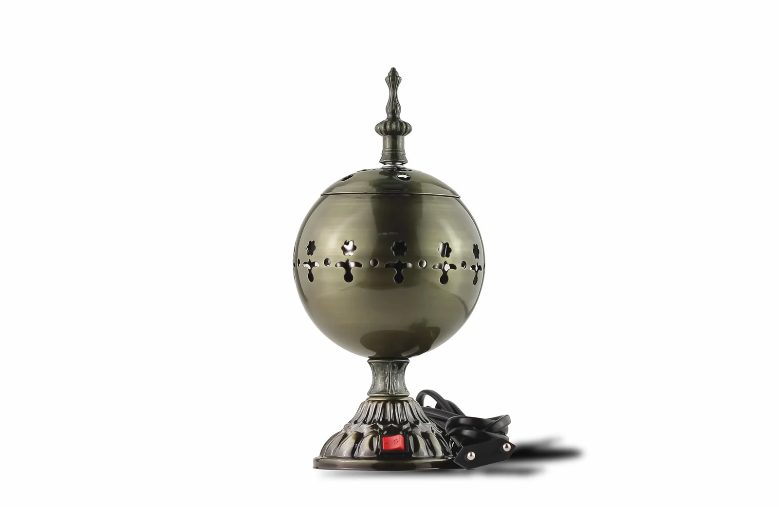 Mobigon Arabian Electric Incense Burners metal Vintage Arabic Burner, Middle Eastern Incense Holder- Electric Incense Burner Bakhoor Suitable For Arabian Oud, Home, Hotel Decor - Style 31