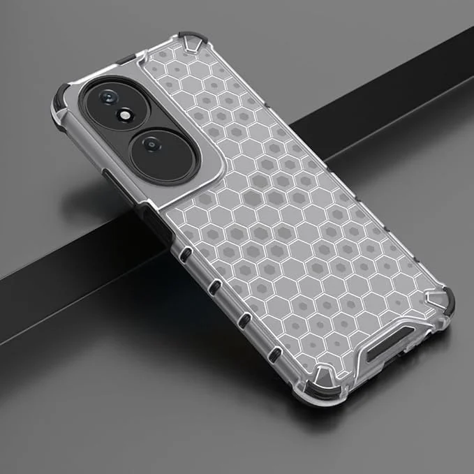 DL3 Mobilak Clear PC and TPU Protective Case for Honor X7B with Shockproof Design - Clear