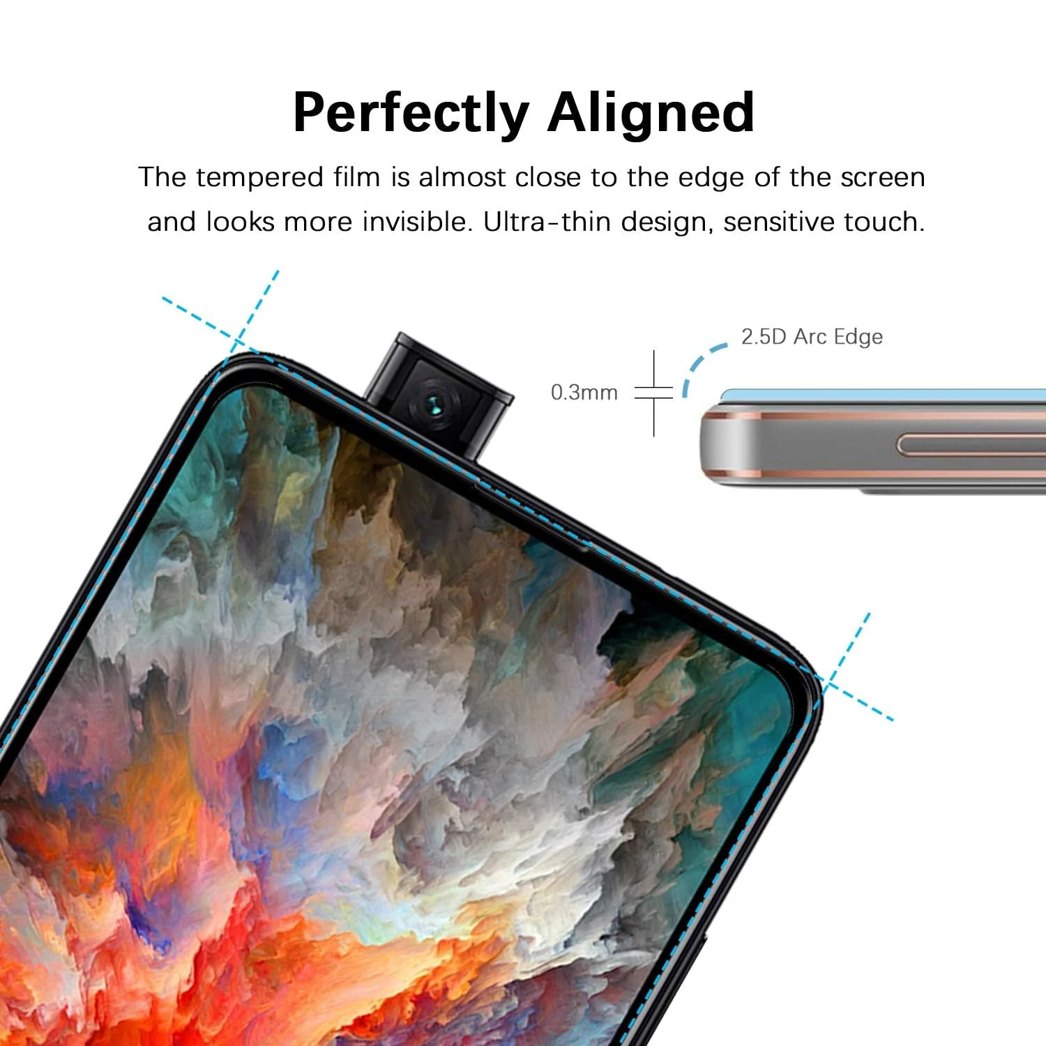 DL3 Mobilak for Xiaomi Mi 9T / Mi9T Pro/Redmi K20 / K20 Pro Tempered Glass Screen Protector, 9H Hardness Anti-Scratch Tempered Glass flim, Case Friendly, Anti-Scratch - Clear