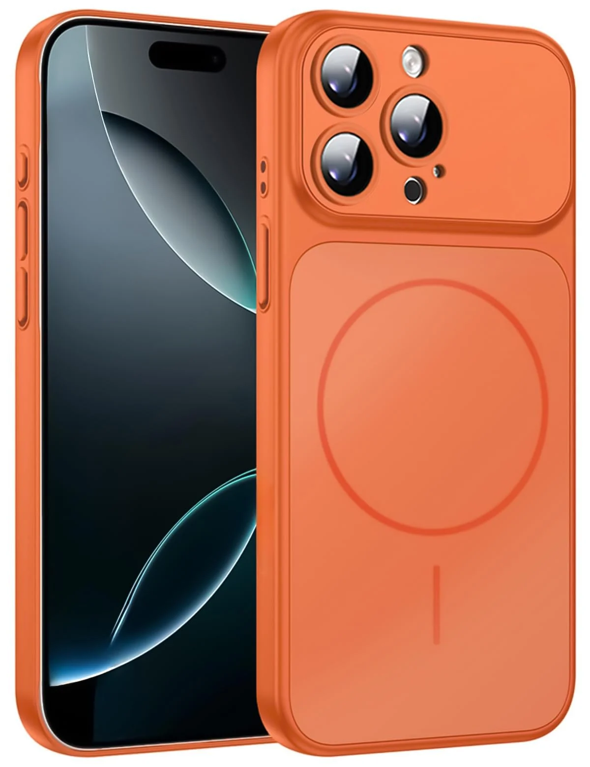 Mobigon Premium Liquid Silicone Case for iPhone 14 Pro Max, Compatible with MagSafe, Built-in Camera Protection, Glossy Back Design, Shockproof Soft Protective Phone Cover