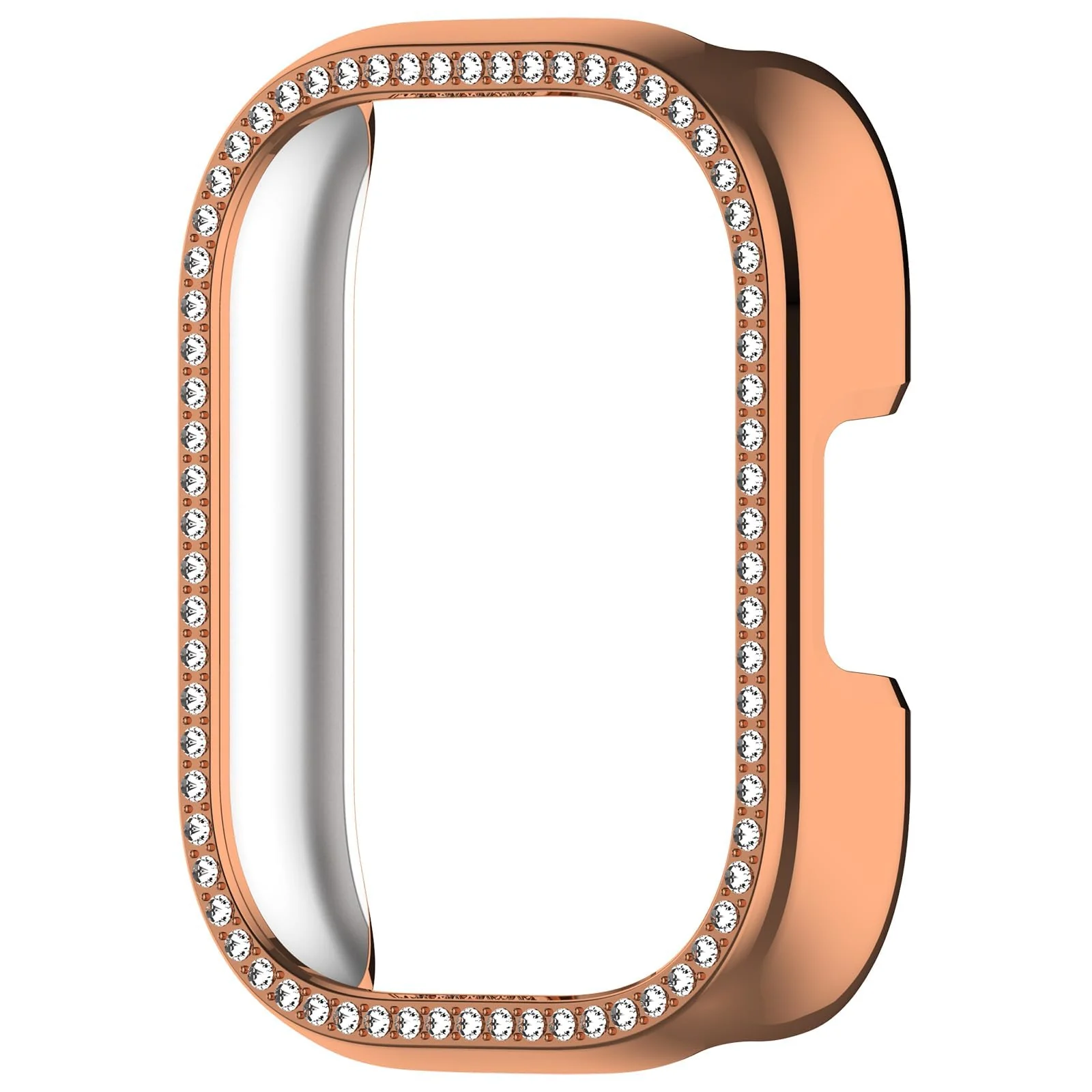 DL3 Mobilak Crystal-Decorated Watch Cover for Xiaomi Redmi Watch 5 Active, Scratch-resistant surface, Decorative glitter finish - Rose Gold