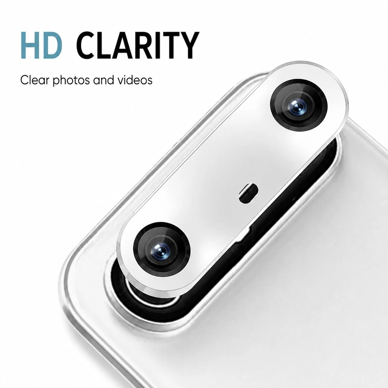 DL3 MOBILAK Individual Ring Camera Lens Protector for Tecno Spark Slim - Silver