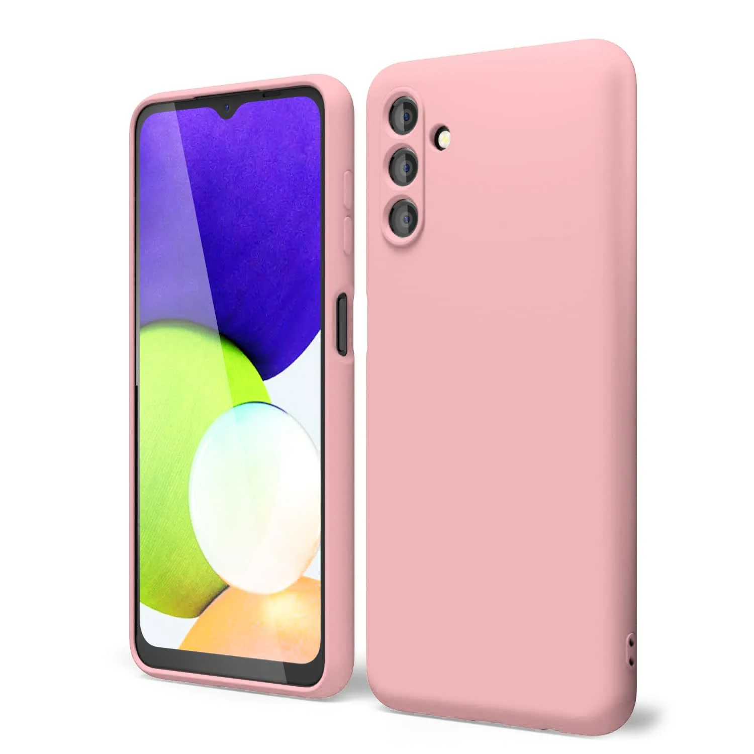 DL3 Mobilak Soft Silicone Gel Bumper Case for Samsung Galaxy A04s / A13 4G / A13 5G - Pink Sand
