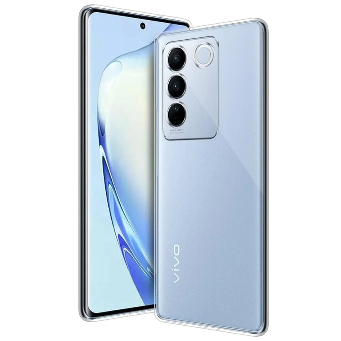 DL3 Mobilak Case Compatible with vivo V27 5G/vivo V27 Pro 5G/S16 Pro 5G/S16 5G Case Crystal Soft TPU Gel Case Flexible Silicone Anti-Scratch Camera Protection TPU Cover - Clear