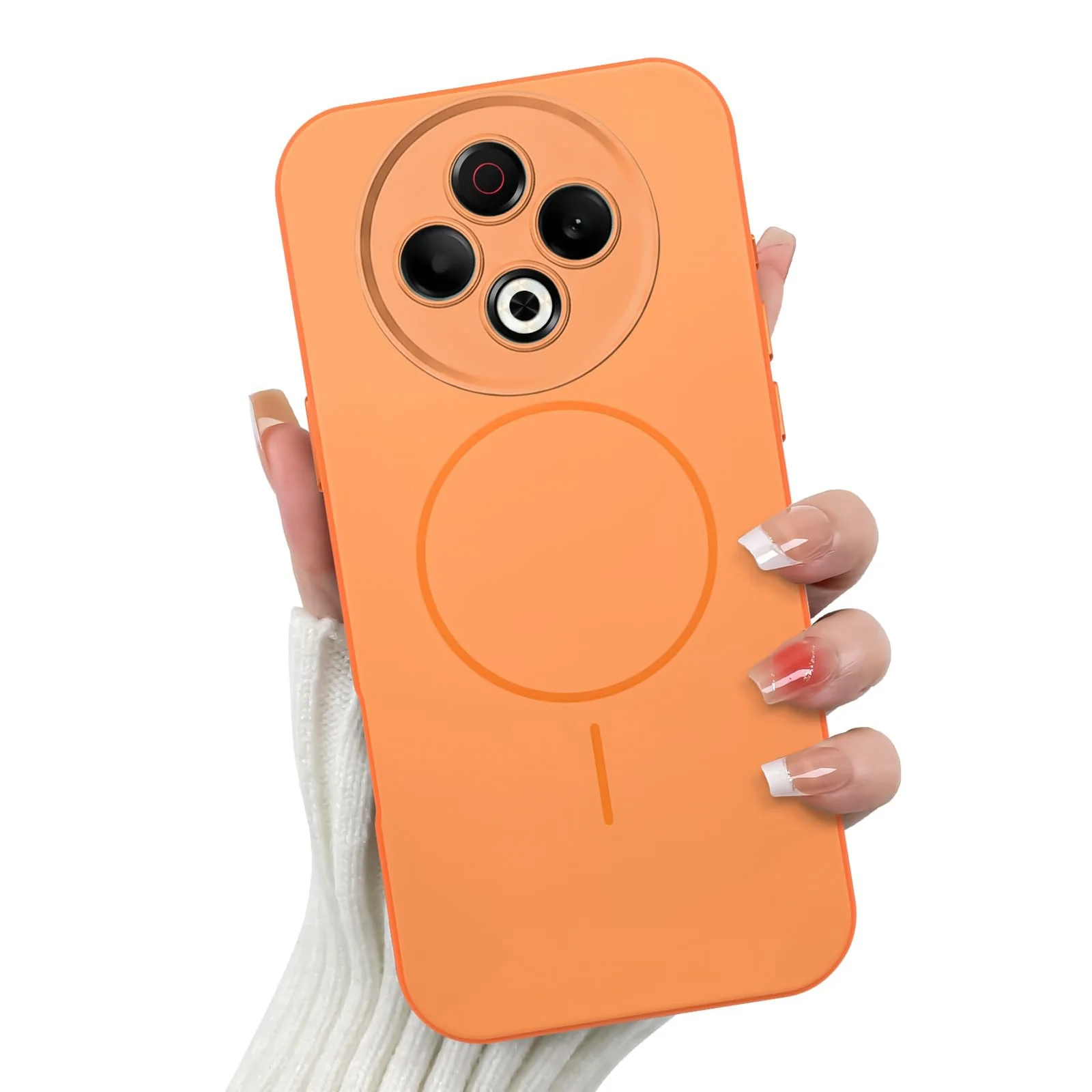 DL3 Mobilak Case For Tecno Spark 30 Slim Design [Not Compatible with MagSafe] Soft Silicone Case Flexible TPU Anti-Scratch Protective Cover with Full Camera Protection