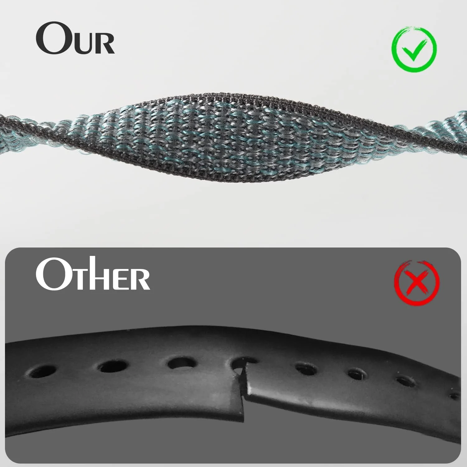 DL3 Mobilak Nylon Sport Band Compatible with Xiaomi Mi Band 10/9/8 for Women Men, Soft Adjustable Breathable Sport Loop Watch Strap Replacement Wristband for Xiaomi Smart Band 8/9/10 - Cloud Grey