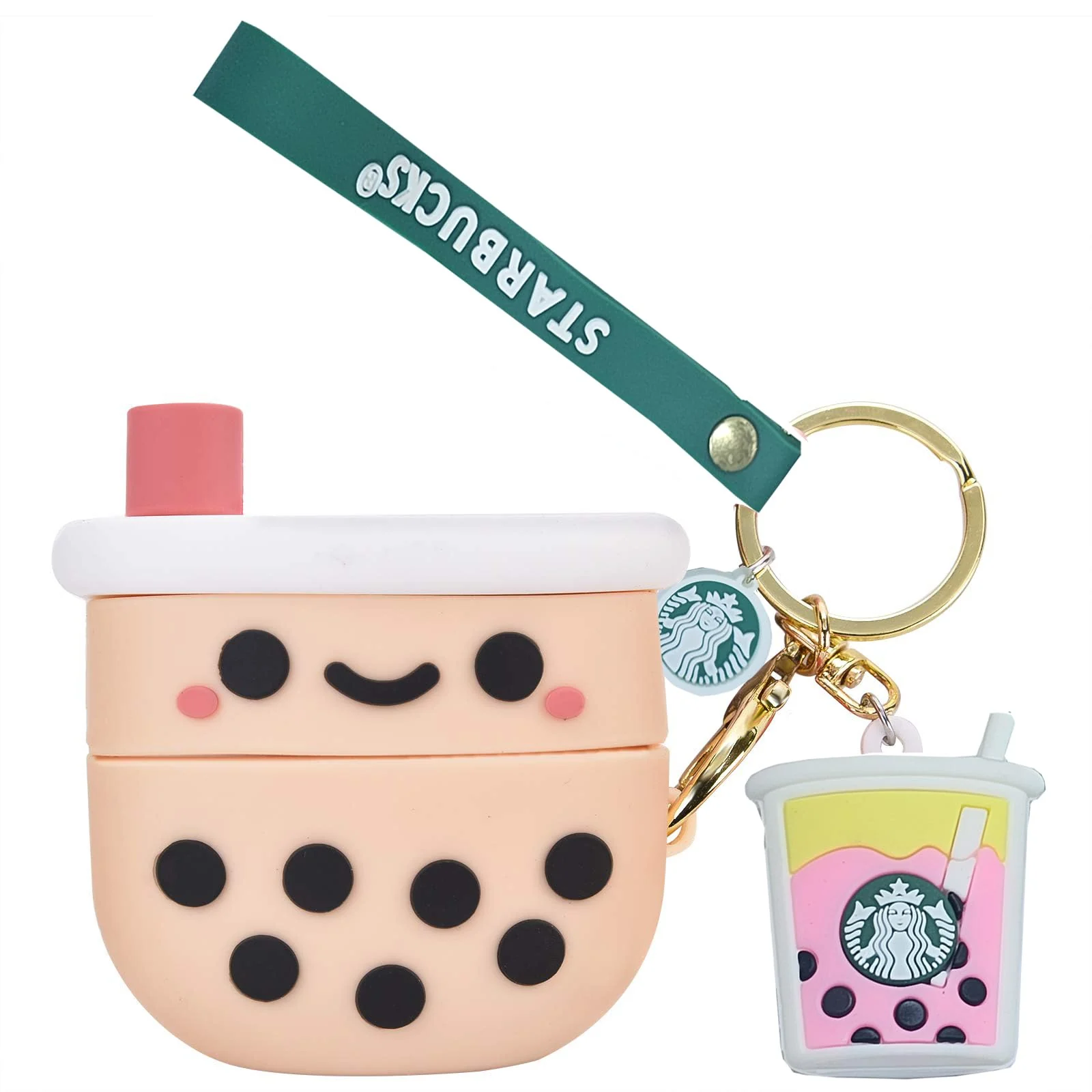 DL3 Mobilak For AirPods 3 Case Soft Silicone Shockproof Cover for Apple AirPods 3rd, New 3D Cute Cartoon Creative Fun Case Skin with Keychain Design for Air pods 3rd Charging Case - Style 9