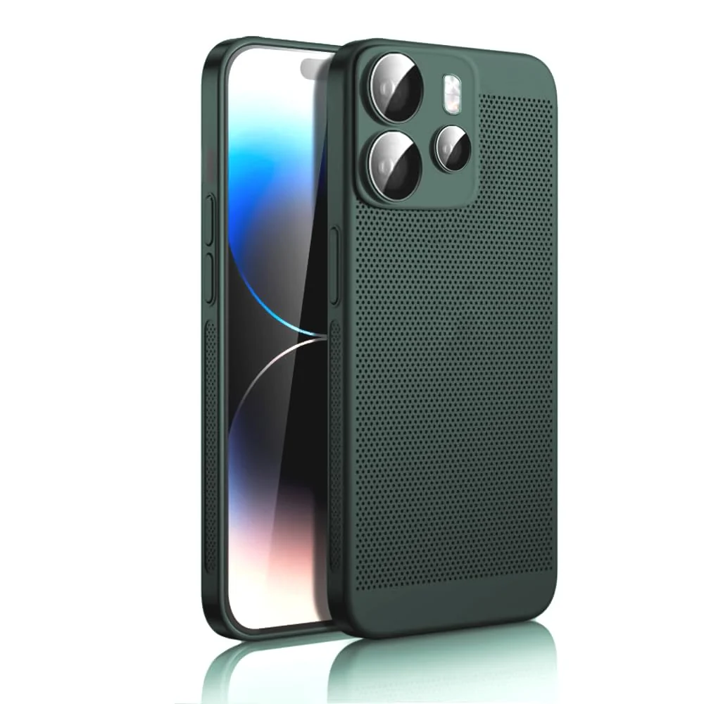 Xiaomi Redmi Note 14 4G (Not 5G) Heat Dissipation — DL3 Mobilak PC Protective Case for Xiaomi Redmi Note 14 4G (Not 5G), Supports wireless charging, Camera protection, Shock-absorbing protection