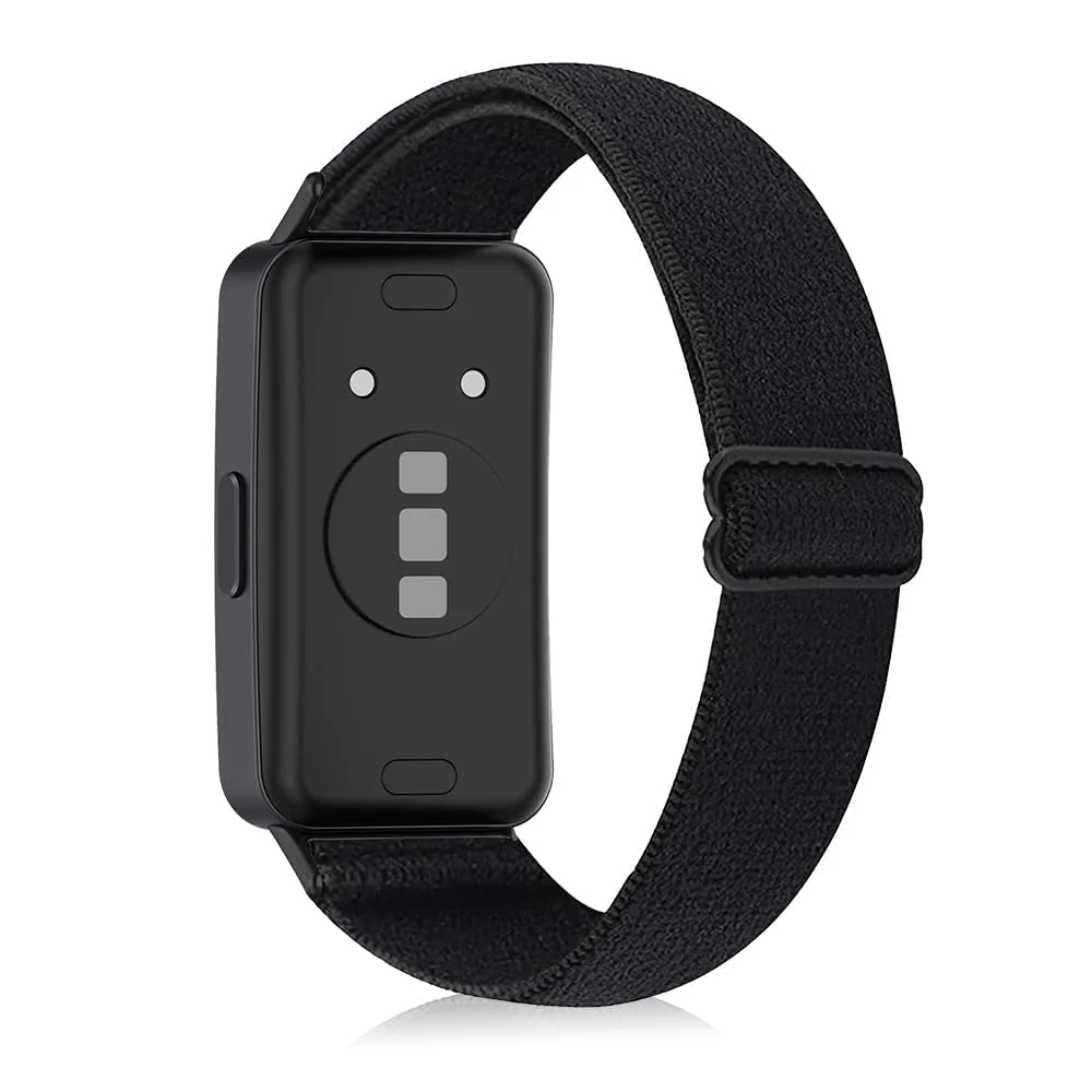 DL3 Mobilak Strap Compatible with Huawei Band 8 / Huawei Band 9 / Huawei Band 10, Soft Elastic Nylon Straps, Adjustable Stretchy Sports Replacement Bracelets Wristbands for Women Men