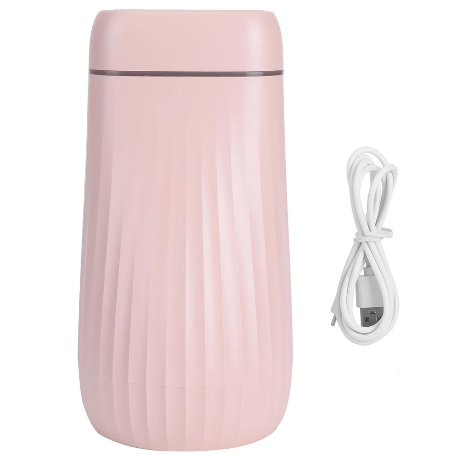 Mobigon Wood Cool Mist Ultrasonic Humidifier for Room Moisture, Aroma Diffuser for Home, 1000ml Essential Oil Diffuser with 7 Colorful Night Light, Auto Shut-Off, Home, Office - Pink