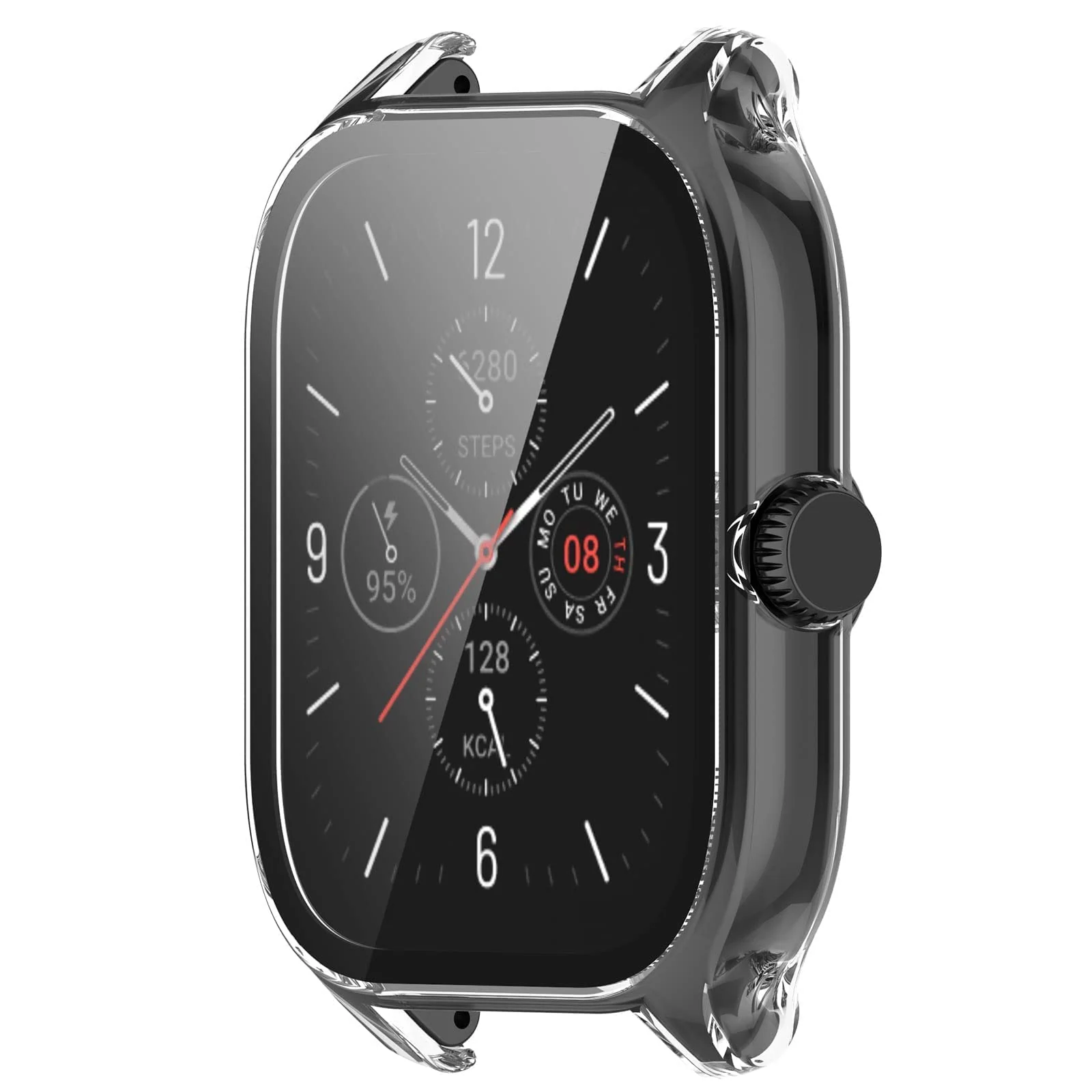 DL3 Mobilak Case Compatible with Amazfit GTS 4 (Not for GTS4 Mini) Case Watch Soft TPU Shockproof Cover Slim Guard Thin Bumper Shell Protector For Amazfit GTS4 - Clear