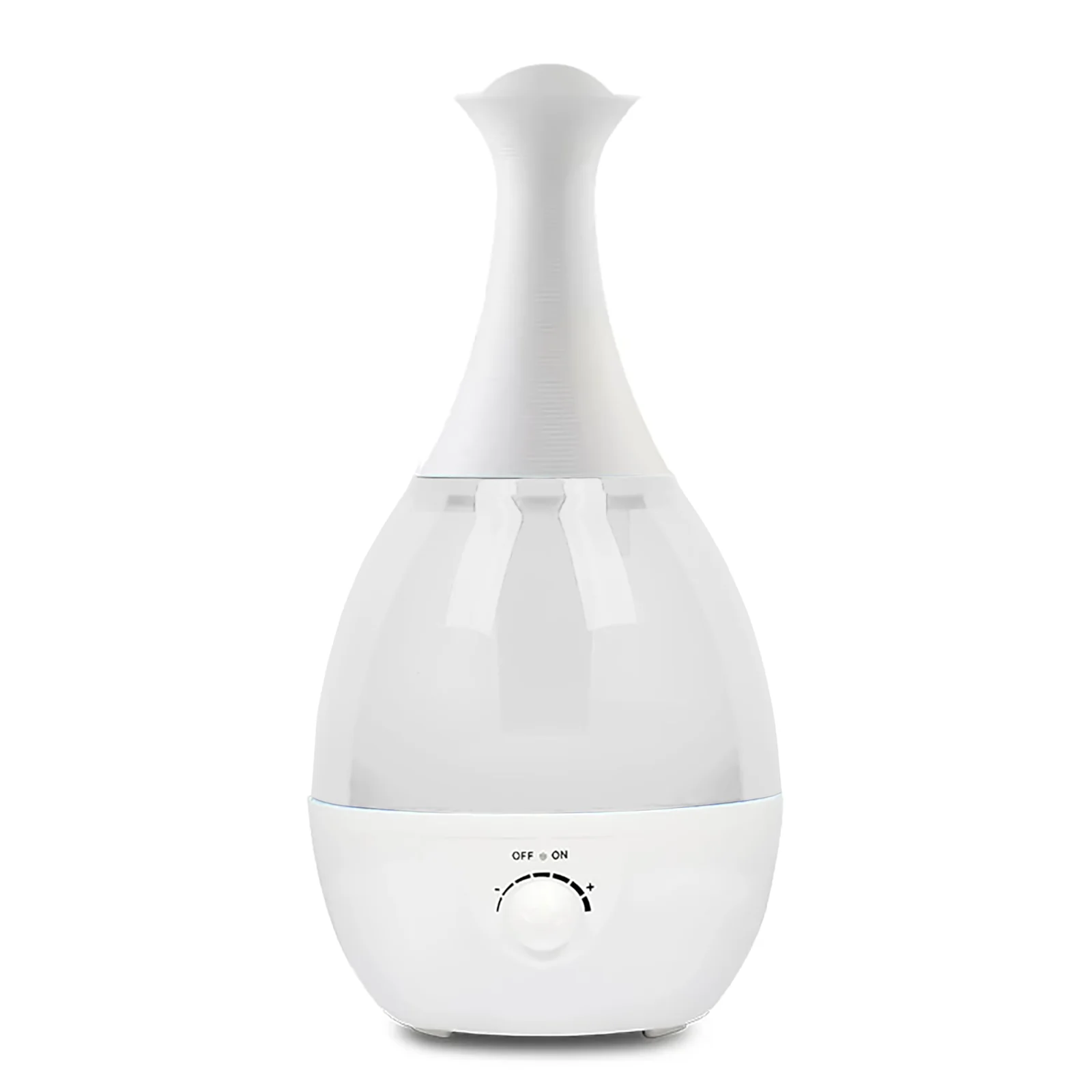 Mobigon 2.6 Litres Humidifier for Room, Cool Mist Ultrasonic Humidifier/Essential Oil Diffuser, Super Quiet 360°Nozzle, Colorful Change, Auto Shut Off&UV Light&, Lasts Up to 24 Hours - C. white