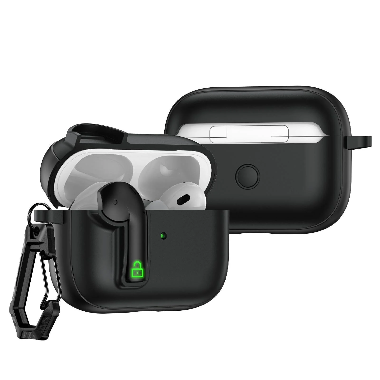 DL3 Mobilak Compatible with AirPods Pro 2/1 Gen Case with Lock, Funny Cute Case Cover, Shockproof Protective Cover for Airpod Pro 2nd/1st Generation (2019/2022/2023) with Keychain