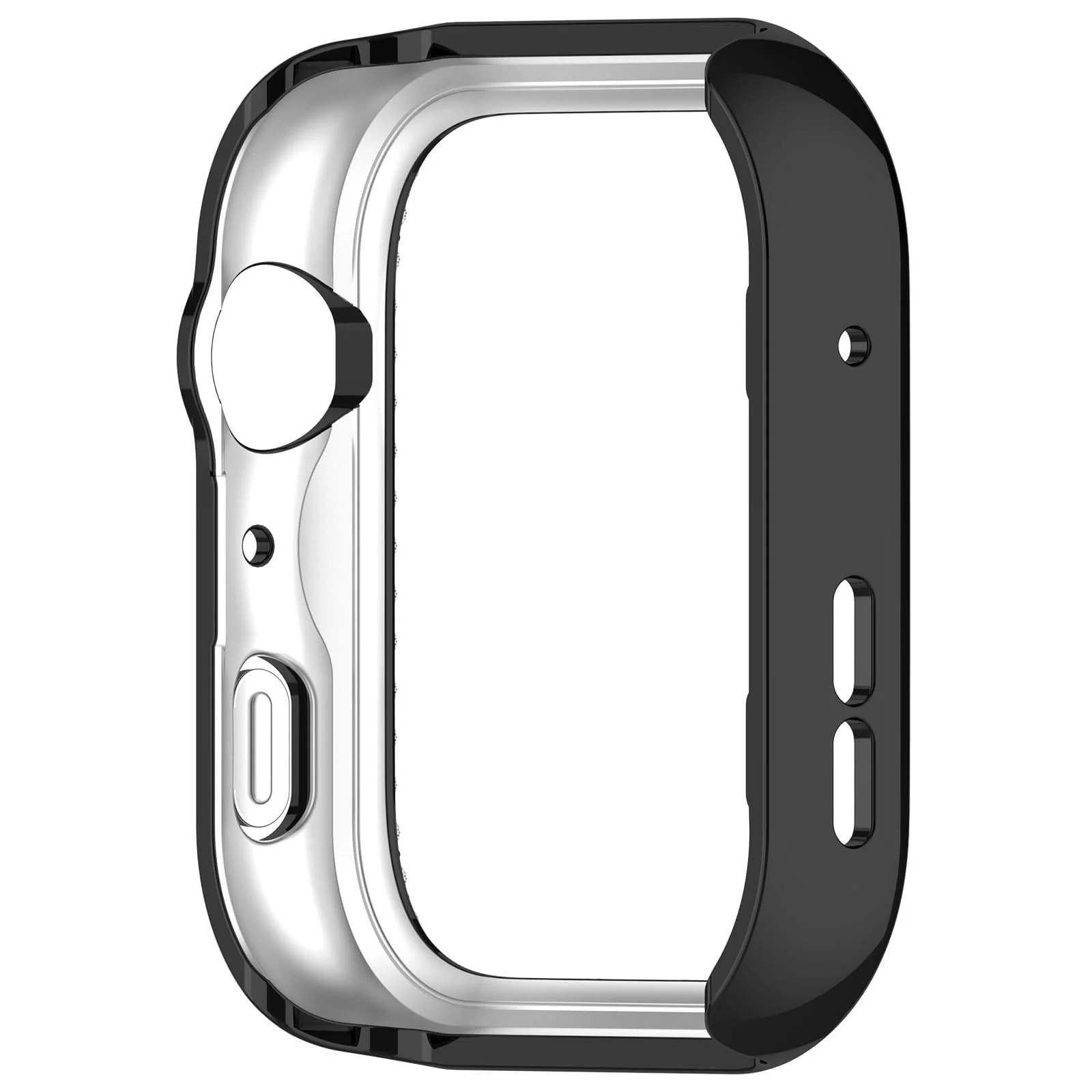 DL3 MOBILAK Crystal Bling Hard PC Watch Bumper for Huawei Watch Fit 5, Black