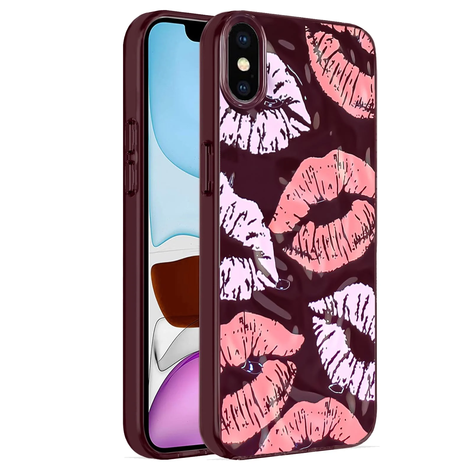 DL3 Mobilak Rugged Protective Case for iPhone XS Max, Supports wireless charging, Camera protection, Shock-absorbing protection - Style 3