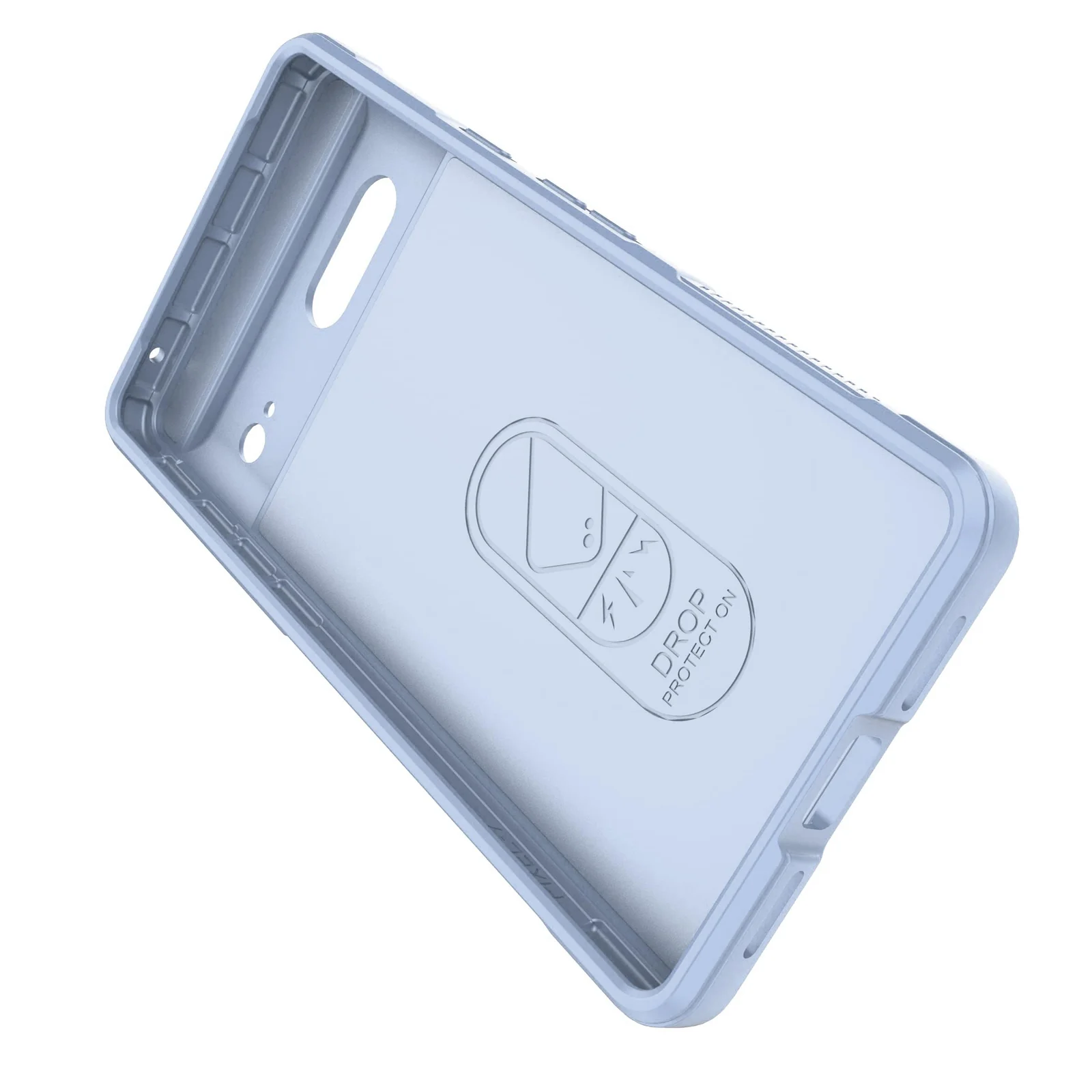 DL3 Mobilak Flexible Silicone and TPU Protective Case with Camera Protection for Google Pixel 7 - Baby Blue