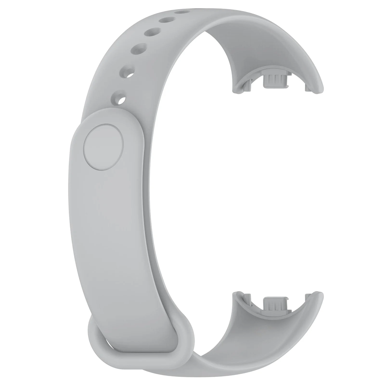 DL3 Mobilak Band Compatible with Xiaomi Mi Band 10/9/8 Replacement Strap, Silicone Skin-Friendly Wrist Strap Adjustable Sports Wristbands for Women Men Xiaomi Smart Band 8/9/10 - Grey