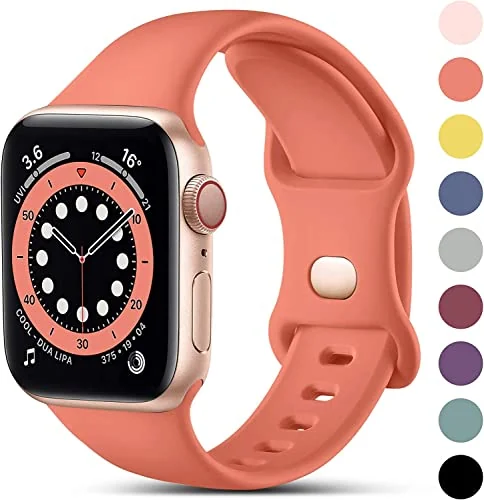 42MM/44MM/45MM/49MM — DL3 Mobilak Bands Compatible with Apple Watch Ultra 49mm 45mm 44mm 42mm 41mm 40mm 38mm, Replacement Soft Silicone Strap for iWatch Ultra/Ultra 2 Series 9/8/7/6/5/4/3/2/1 (42MM/44MM/45MM/49MM)