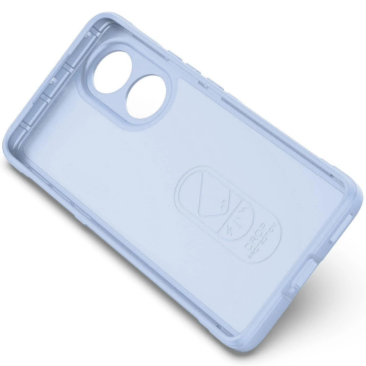 DL3 Mobilak Flexible Silicone and TPU Protective Case with Camera Protection for Honor 50 / Huawei Nova 9 - Baby Blue