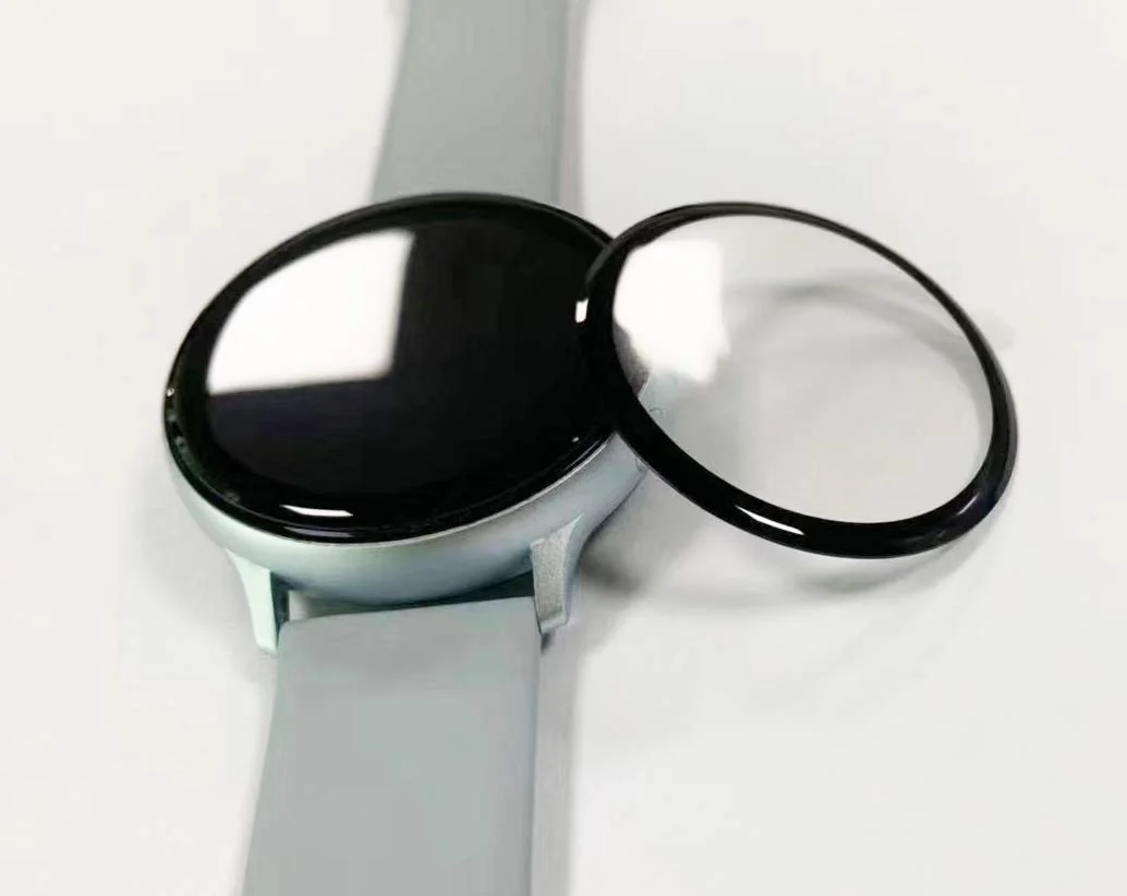 DL3 Mobilak Screen Protector For Samsung Galaxy Watch 5 44mm / Watch 4 44mm, 3D Curved Soft Edge Protective Film [Anti-Scratch] [Bubble Free] [Ultra Shatterproof] [High Sensitive] (Not Glass) - Black
