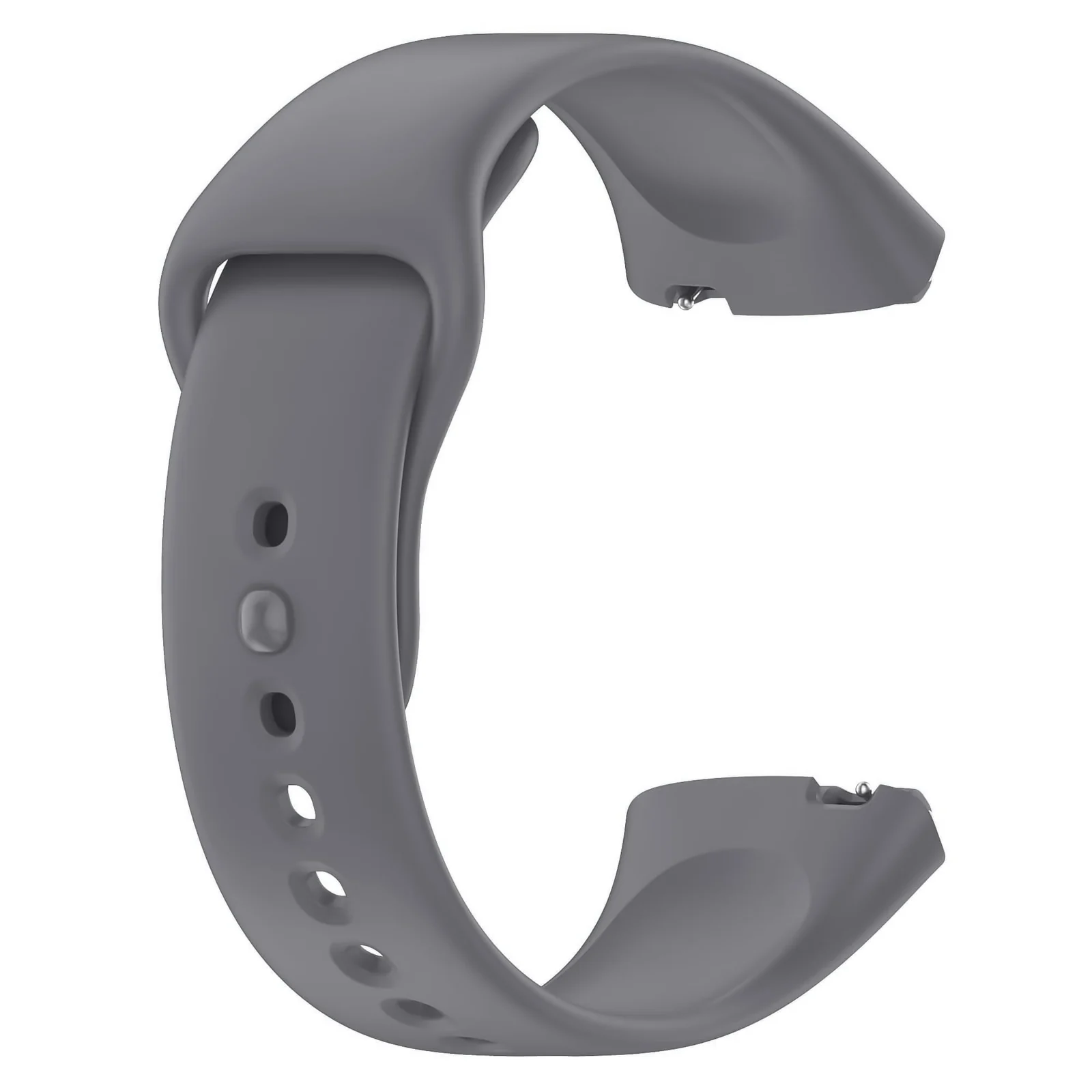 DL3 Mobilak Strap Silicone Compatible With Xiaomi Redmi Watch 3 Active/Redmi Watch 3 Lite, Sport Silicone Watch Band Wrist Strap, Bracelet Wristband Wrist Strap - Gray