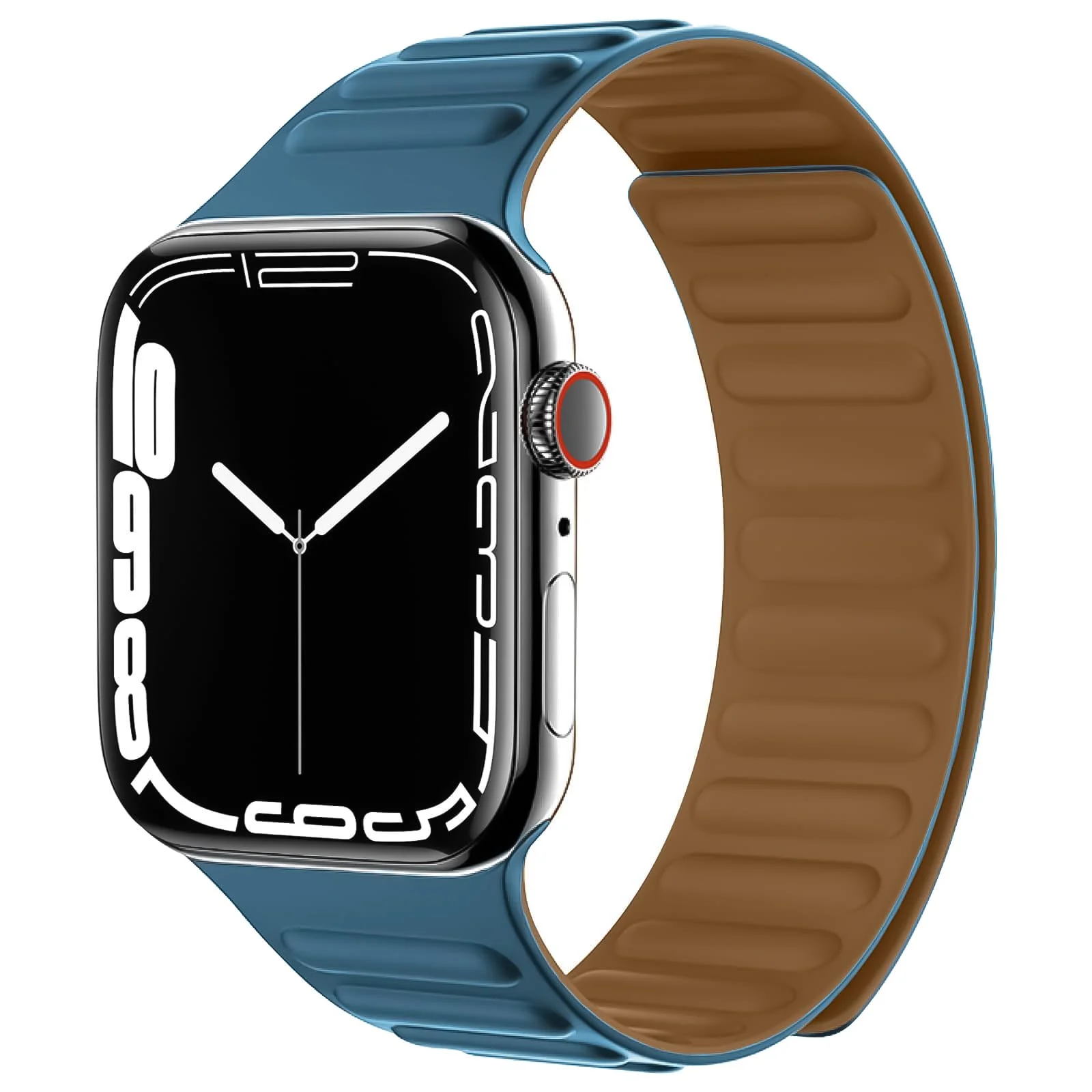 DL3 Mobilak Silicone Straps Compatible with Apple Watch Ultra Strap 49mm 46mm 45mm 44mm 42mm, Loop Band with Strong Magnetic Closure Designed for iWatch Ultra Ultra 2 Series 11 10 9 8 7 6 5 4 3 2 1 SE - Royal Blue