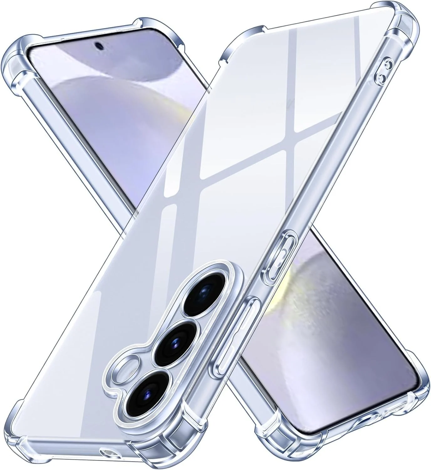 DL3 MOBILAK Anti-Shock Transparent TPU Phone Case for Samsung Galaxy S26 5G, Clear