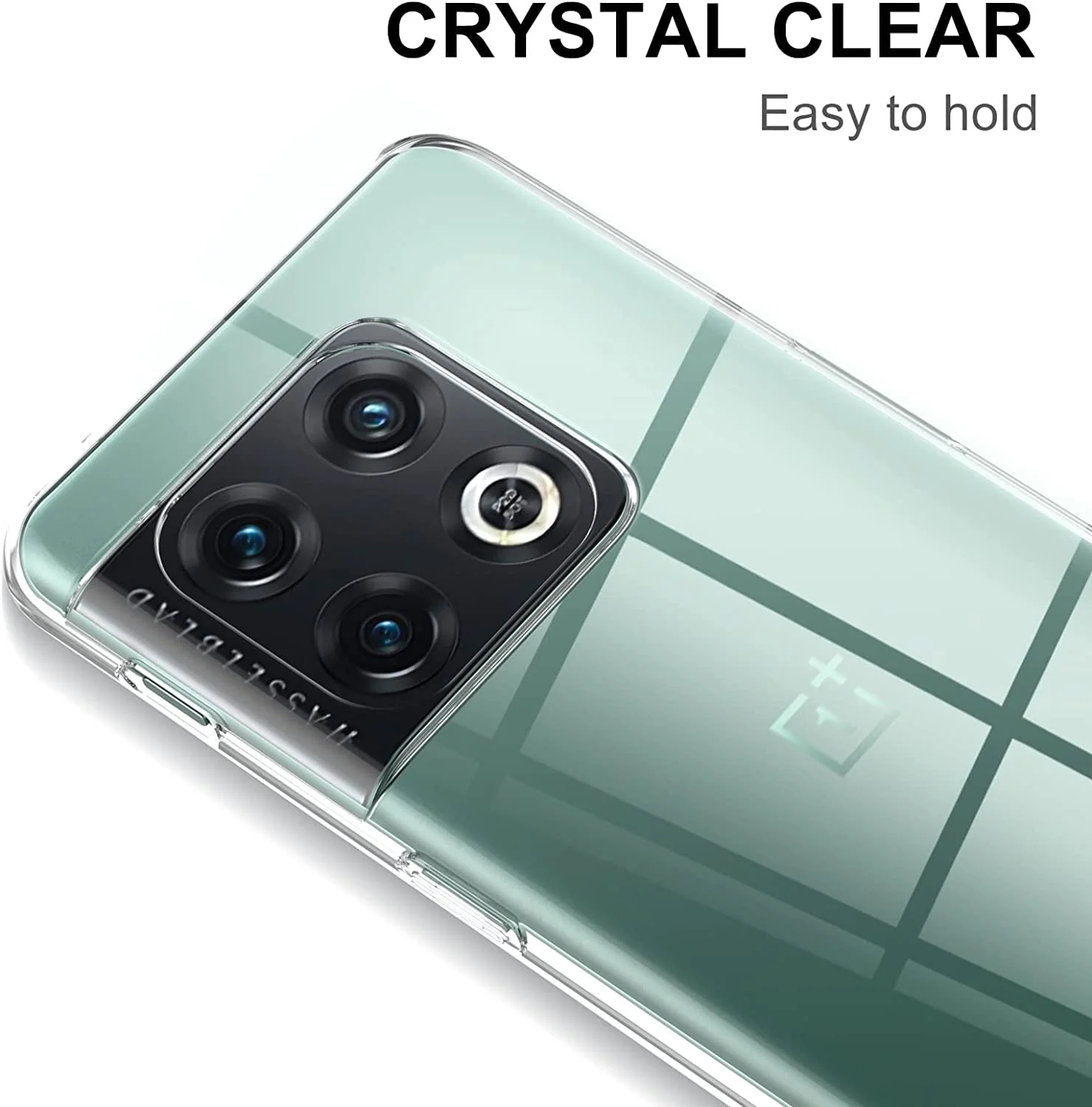 DL3 Mobilak Case Compatible with OnePlus 10 Pro 5G (2022) Case Crystal Soft TPU Gel Case Flexible Silicone Anti-Scratch Camera Protection TPU Cover - Clear