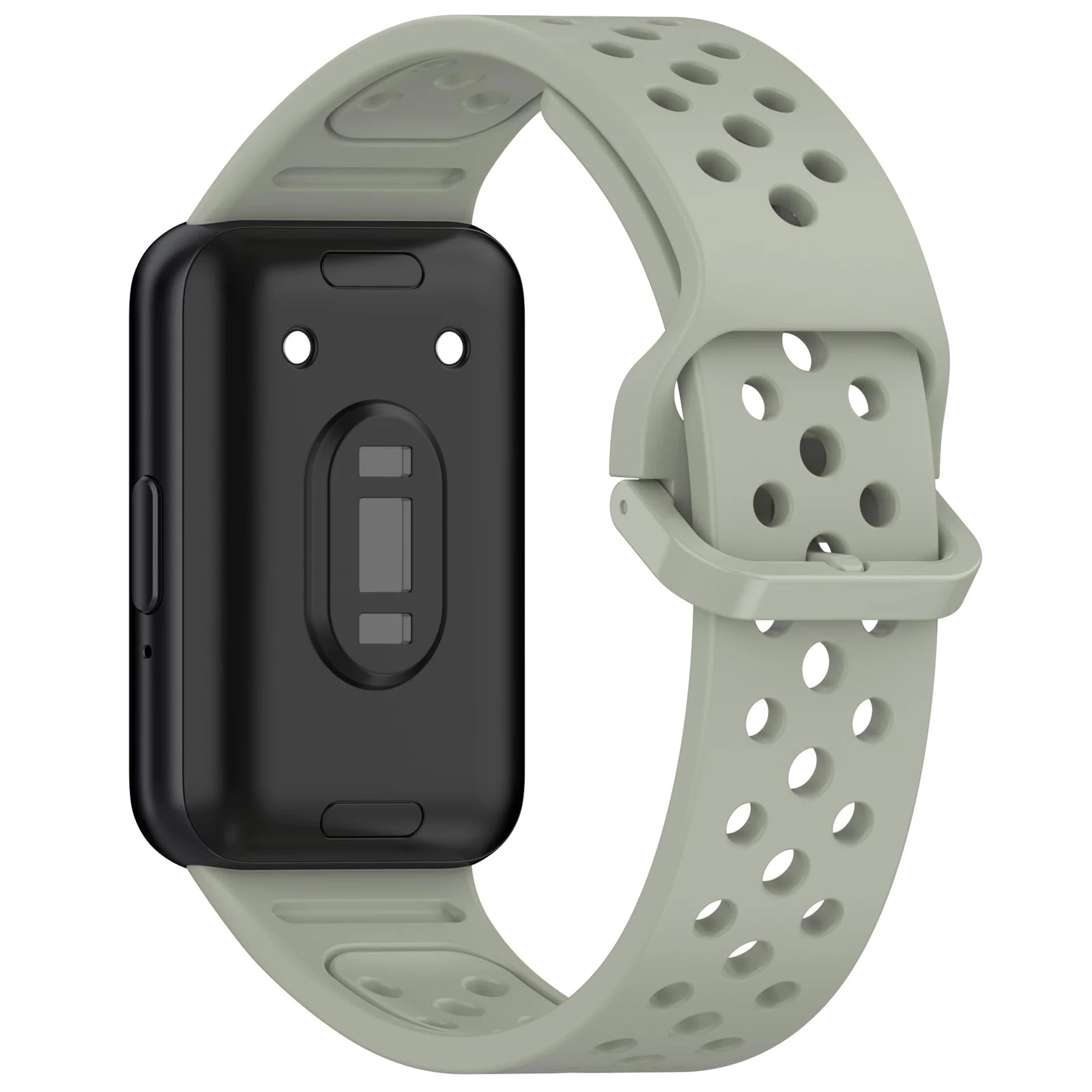 DL3 Mobilak Strap for Samsung Galaxy Fit 3 SM-R390, Women Men Armband, Two Colours Silicone Adjustable Replacement Soft Strap for Samsung Galaxy Fit 3 SM-R390 Fitness Tracker - Light Green