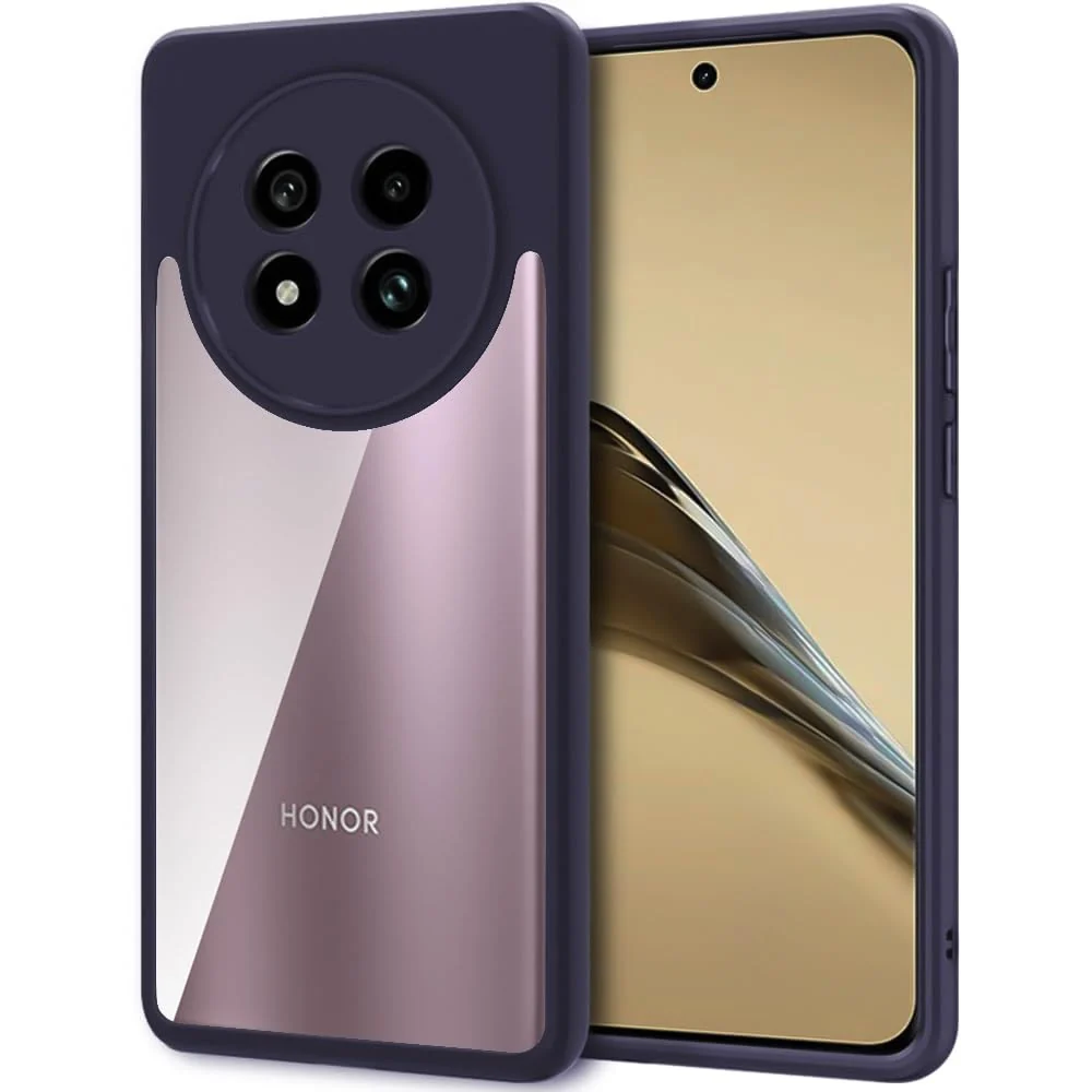 DL3 Mobilak Clear PC and TPU Protective Case for Honor X9C with Camera Protection and Military-Grade Protection