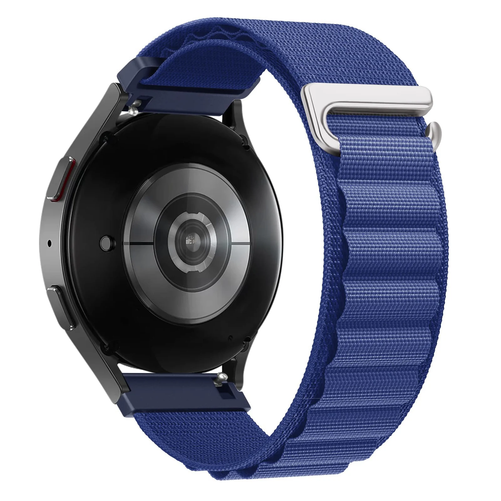 DL3 Mobilak Alpine Loop Bands Sport Nylon 20MM For Samsung Galaxy Watch 7 6 5 4 40mm 44mm/5 Pro 45mm/S2 classic/active 2 40mm 44mm/Amazfi GTS 2/2e/GTS 3/3 Pro/GTS 4/GTS 2 Mini/3 Mini/4 Mini/Bip 3 Pro - Blue