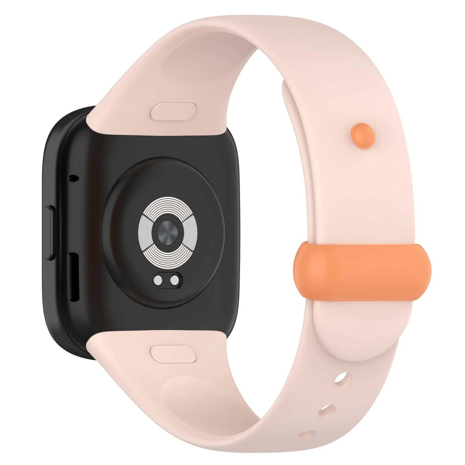 DL3 Mobilak Strap for Xiaomi Redmi Watch 3 Only, Soft Silicone Watch Band with Secure Buckle, Sport Replacement Wristband Bracelet Strap for Men & Women - Pink