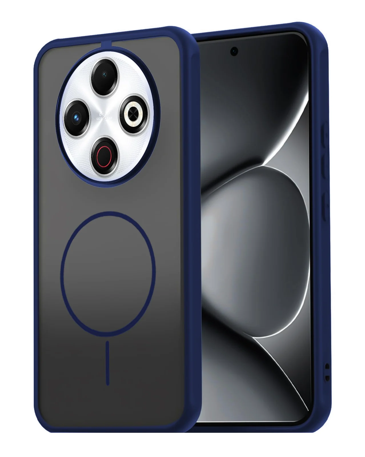 DL3 Mobilak Case For TECNO SPARK 30C Translucent Matte PC Back & Soft TPU Edge, [Not Compatible with MagSafe] Anti-Scratch Shockproof Protective Cover with Full Camera Protection