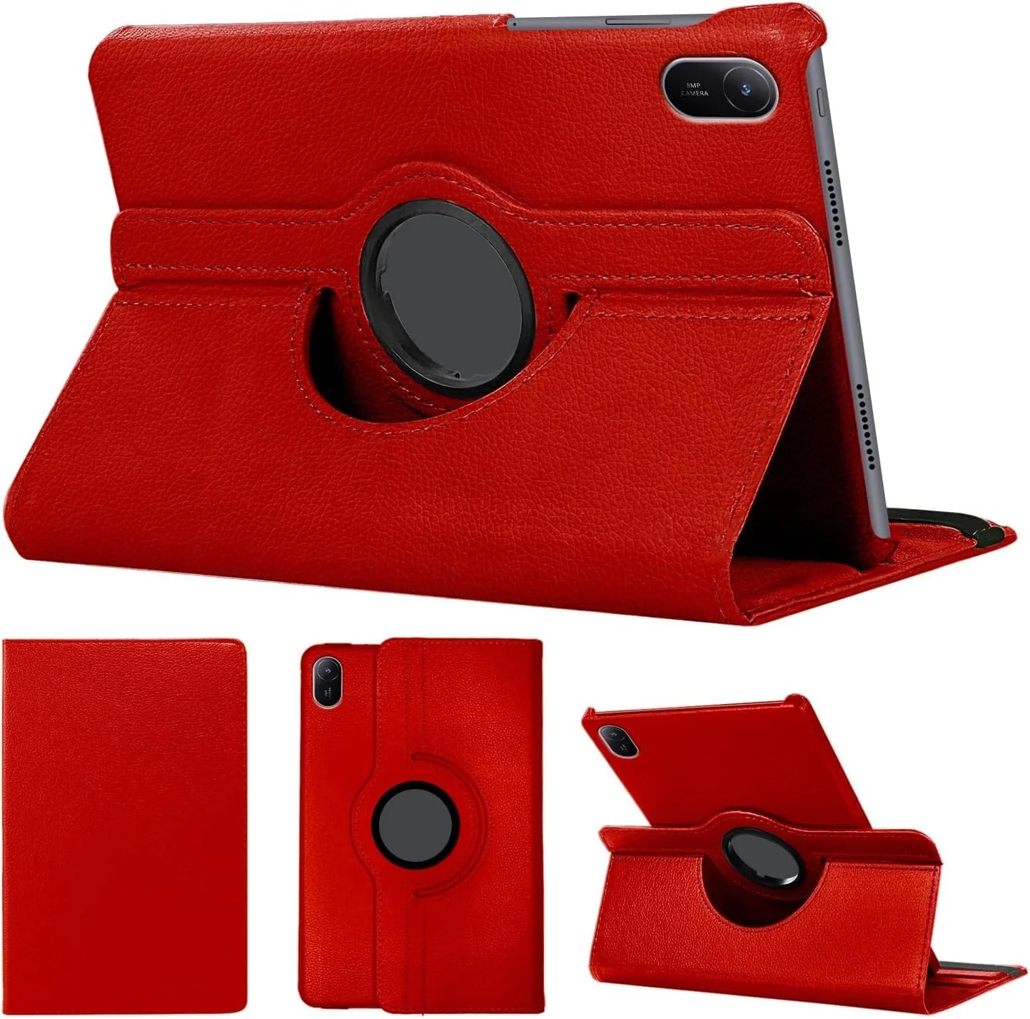 DL3 Mobilak Protective Cover for Huawei MatePad SE 11 inch 2024, 360° Rotatable Smart Stand, Leather Folio Flip Cover with Multi-Angle Viewing, Auto Wake Sleep