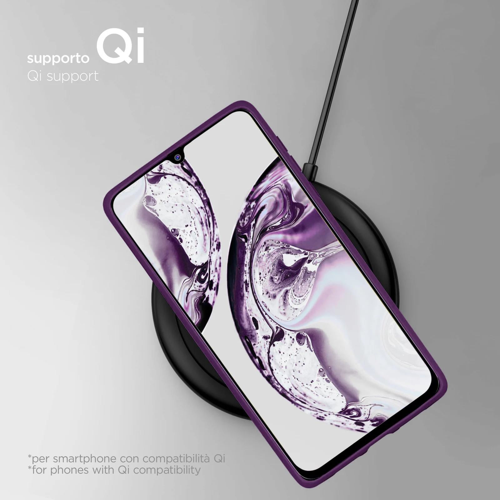 DL3 Mobilak Silicone Protective Case for Samsung Galaxy M31, Shock-absorbing protection, Scratch-resistant surface, Soft microfiber lining - Violet