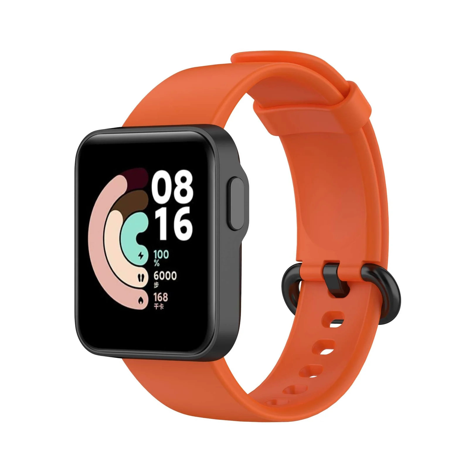 DL3 Mobilak Smart Watch Strap for Xiaomi Mi Watch Lite, Sport Silicone Watch Band Wrist Strap, Replacement Bracelet Wristband Wrist Strap for Xiaomi Mi Watch Lite/Redmi Watch Accessories - Orange
