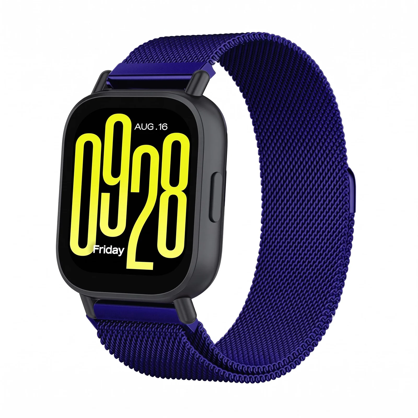 Dl3 Mobilak Bracelet for Xiaomi Redmi Watch 5 Active/5 Lite, Milanese Magnetic Clasp Stainless Steel Metal Band 22mm Watch Strap for Xiaomi Watch S4/S4 Sport/S3/S1/S1 Pro/S1 Active/2/2 Pro (Blue)