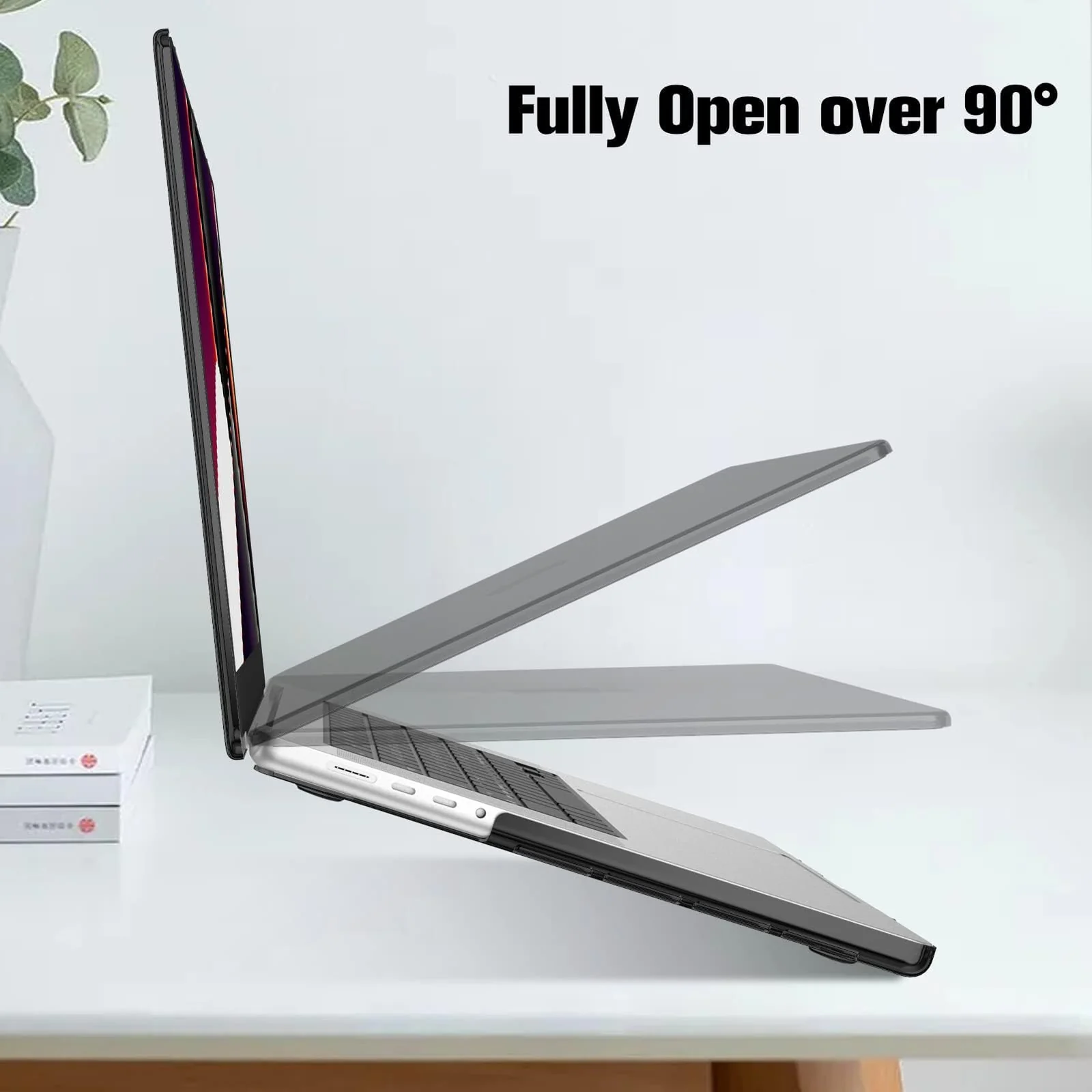 DL3 Mobilak Compatible with MacBook Pro 13 inch Case 2024 2023 2022-2016 M2 M1 A2338 A2289 A2251 A2159 A1989 A1706 A1708 with/without Touch Bar, Protective Plastic Hard Shell Case Cover - Black