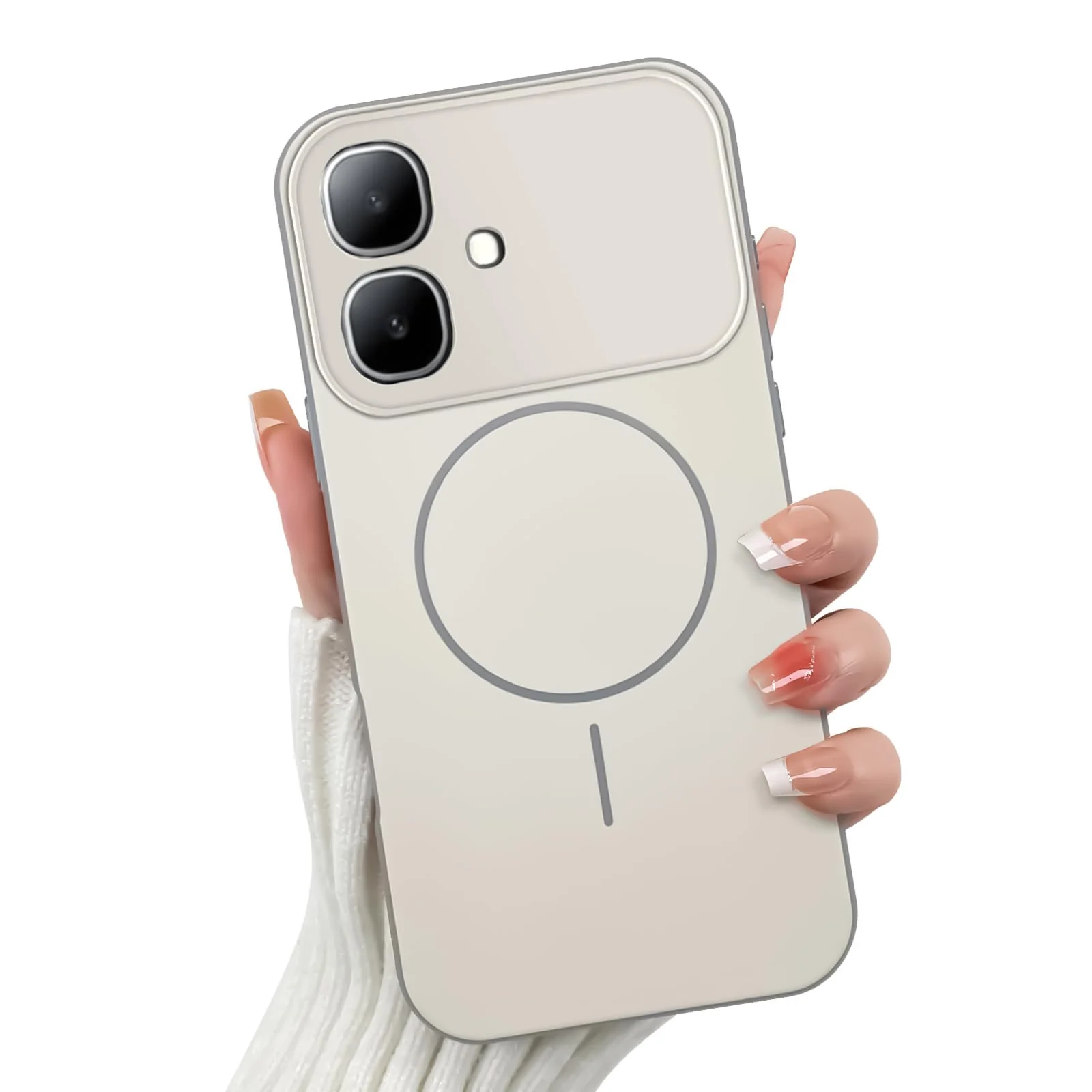 Infinix Smart 20 — Mobigon Case For Infinix Smart 20 Slim Design [Not Compatible with MagSafe] Soft Silicone Case Flexible TPU Anti-Scratch Protective Cover with Full Camera Protection