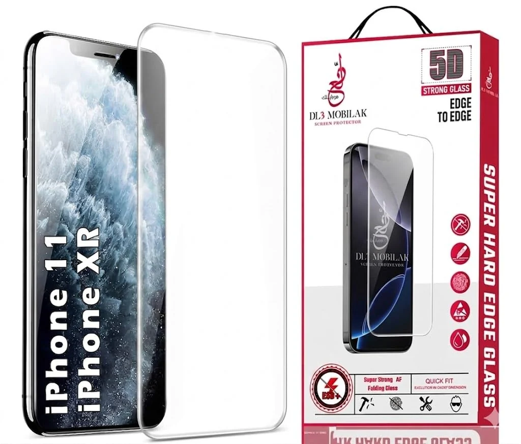DL3 Mobilak for iPhone 11/iPhone XR 6.1 Inch Tempered Glass Screen Protector, 9H Hardness Anti-Scratch Tempered Glass flim, Case Friendly, Anti-Scratch