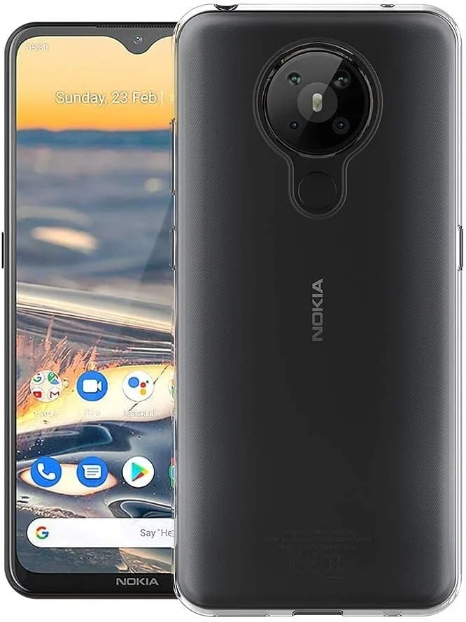 DL3 Mobilak Case Compatible with Nokia 5.3, Case Crystal Soft TPU Gel Case Flexible Silicone Anti-Scratch TPU Cover - Clear