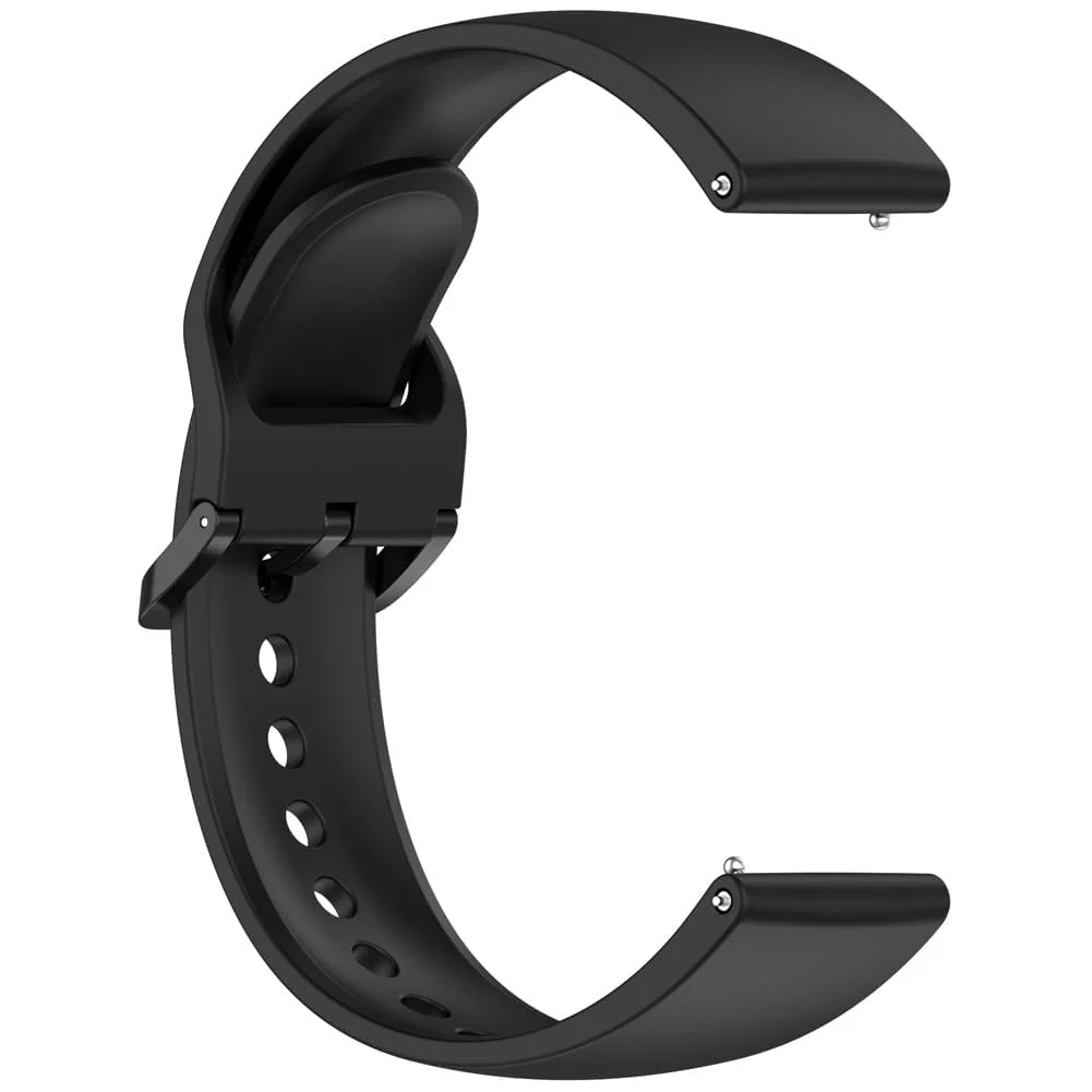 DL3 Mobilak Straps Compatible with Xiaomi Redmi Watch 5 Active/Redmi Watch 5 Lite Bracelet, 22mm Soft Silicone Replacement Band Sports Strap Wristbands [Wear-resistant] [breathable] - Black