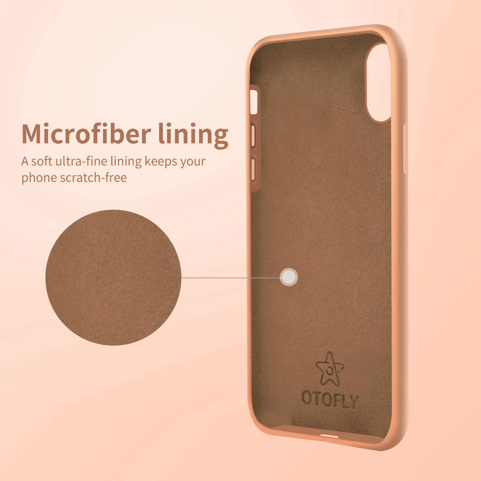 DL3 Mobilak Compatible with iPhone XR Case, Liquid Silicone Case, Full Body Protective Cover, Shockproof, Slim Phone Case, Anti-Scratch Soft Microfiber Lining - A. Orange