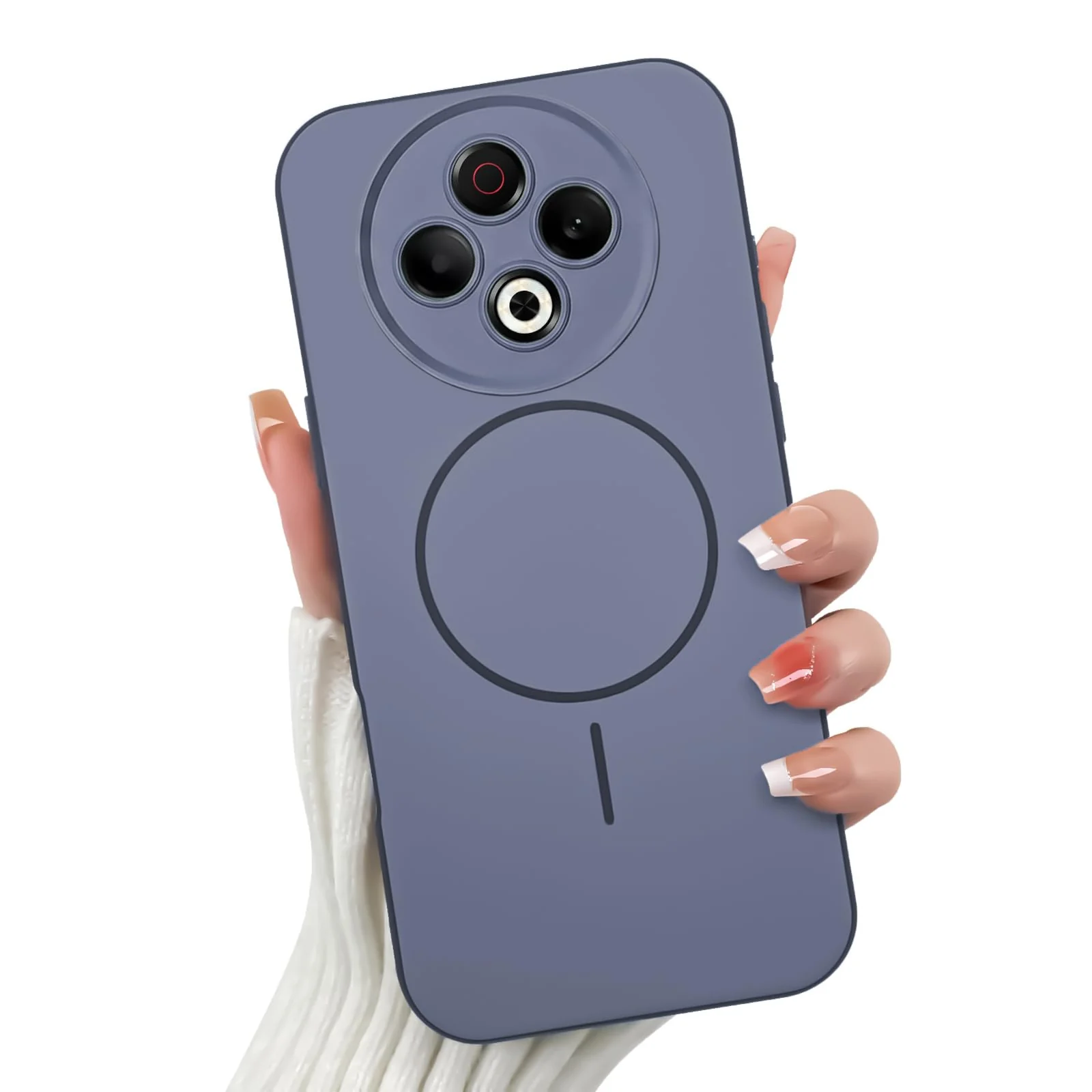 DL3 Mobilak Case For Tecno Spark 30 Slim Design [Not Compatible with MagSafe] Soft Silicone Case Flexible TPU Anti-Scratch Protective Cover with Full Camera Protection
