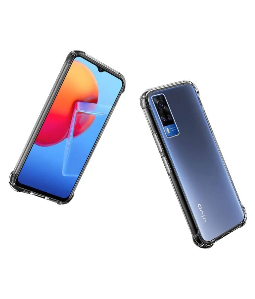 DL3 Mobilak Protective Case for vivo Y53s 4G / vivo Y51 (2020) / vivo Y31 / vivo Y51a, Case [Military Drop Protection] [Non-Yellowing] Shockproof TPU Back Soft Silicone Bumper Cover - Clear