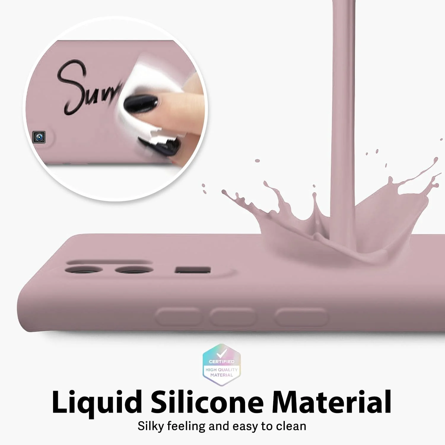 DL3 Mobilak Soft Silicone Gel Bumper Case for Huawei P30 Pro - Cashmere