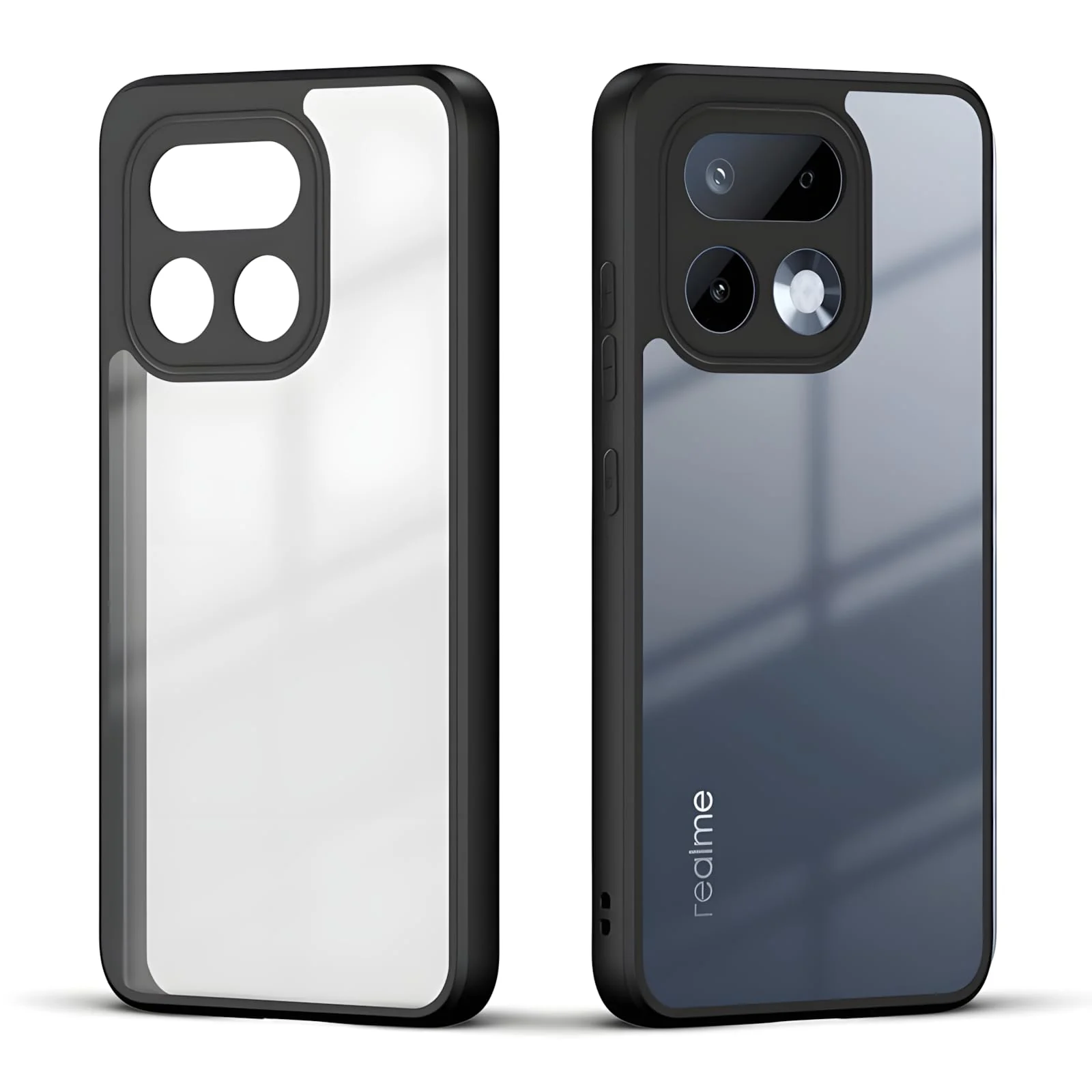 DL3 Mobilak Clear TPU Case for realme 16 Pro 5G, Camera protection, Shock-absorbing protection, Scratch-resistant surface - Black